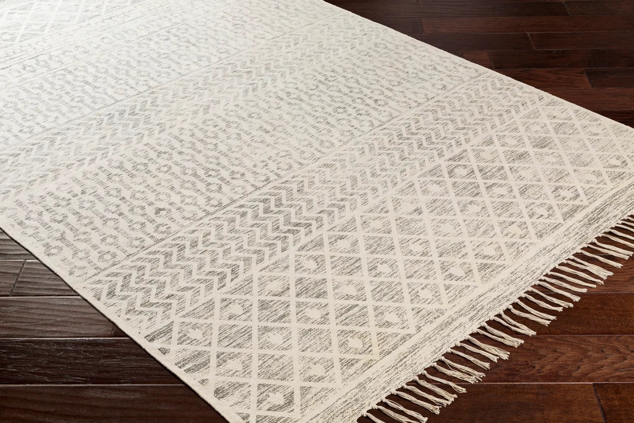 July JUY-2302 Charcoal Area Rug by LIVABLISS