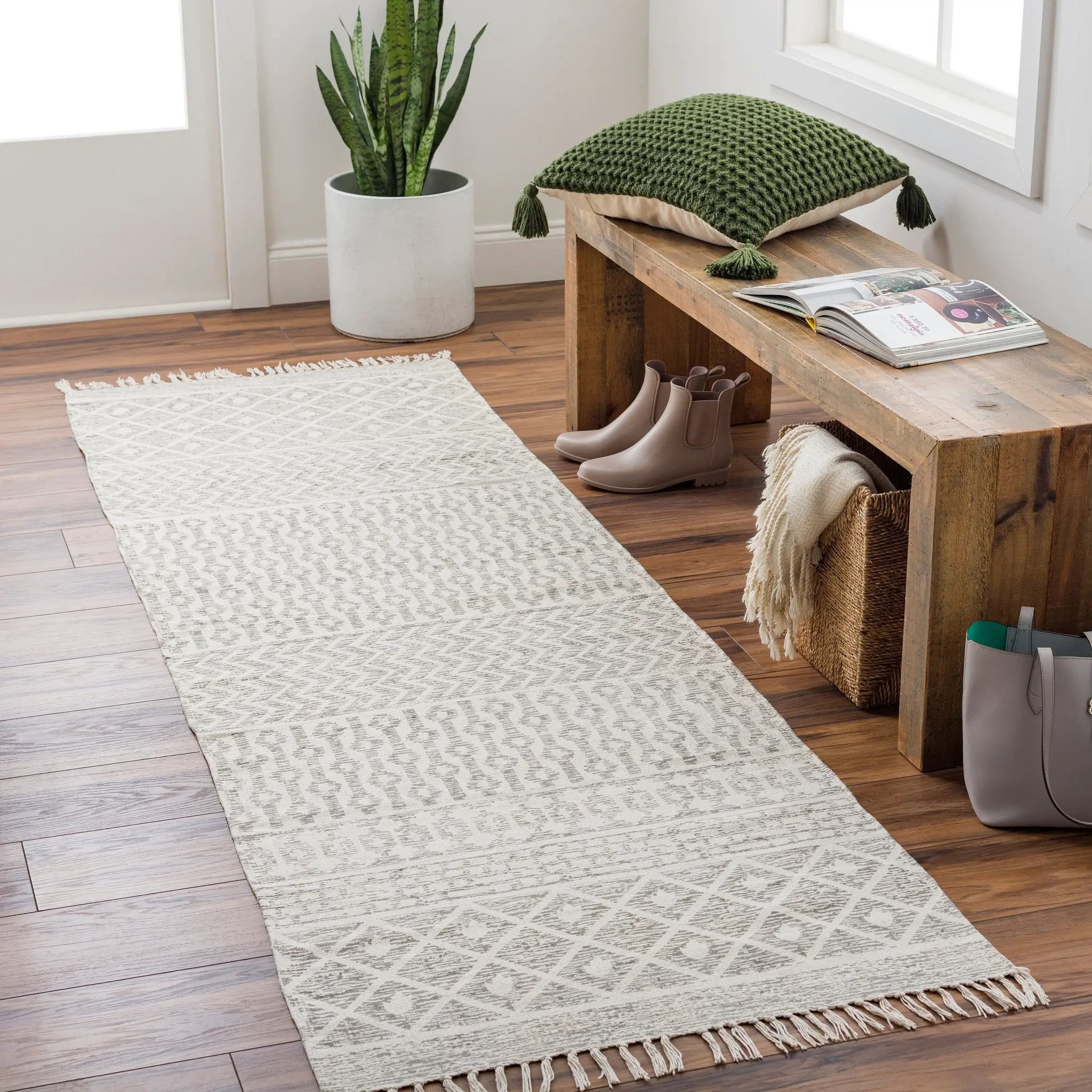 July JUY-2302 Charcoal Area Rug by LIVABLISS