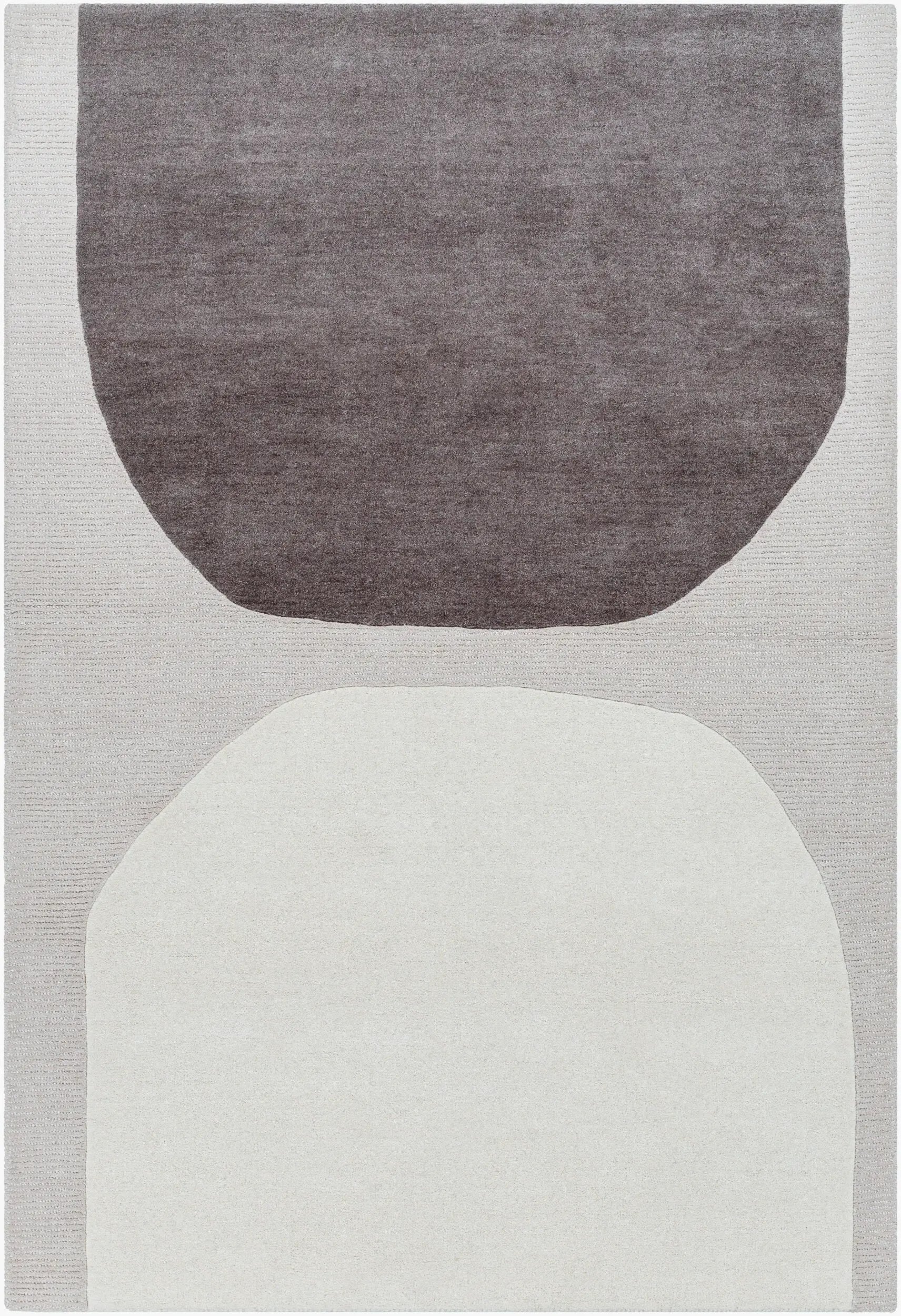 Rossi JWRS-2302 Charcoal Area Rug by LIVABLISS