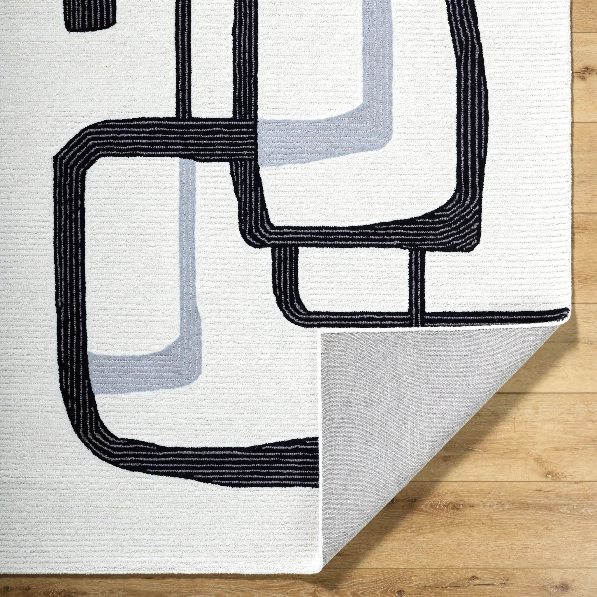 Rossi JWRS-2306 Ivory Area Rug by LIVABLISS