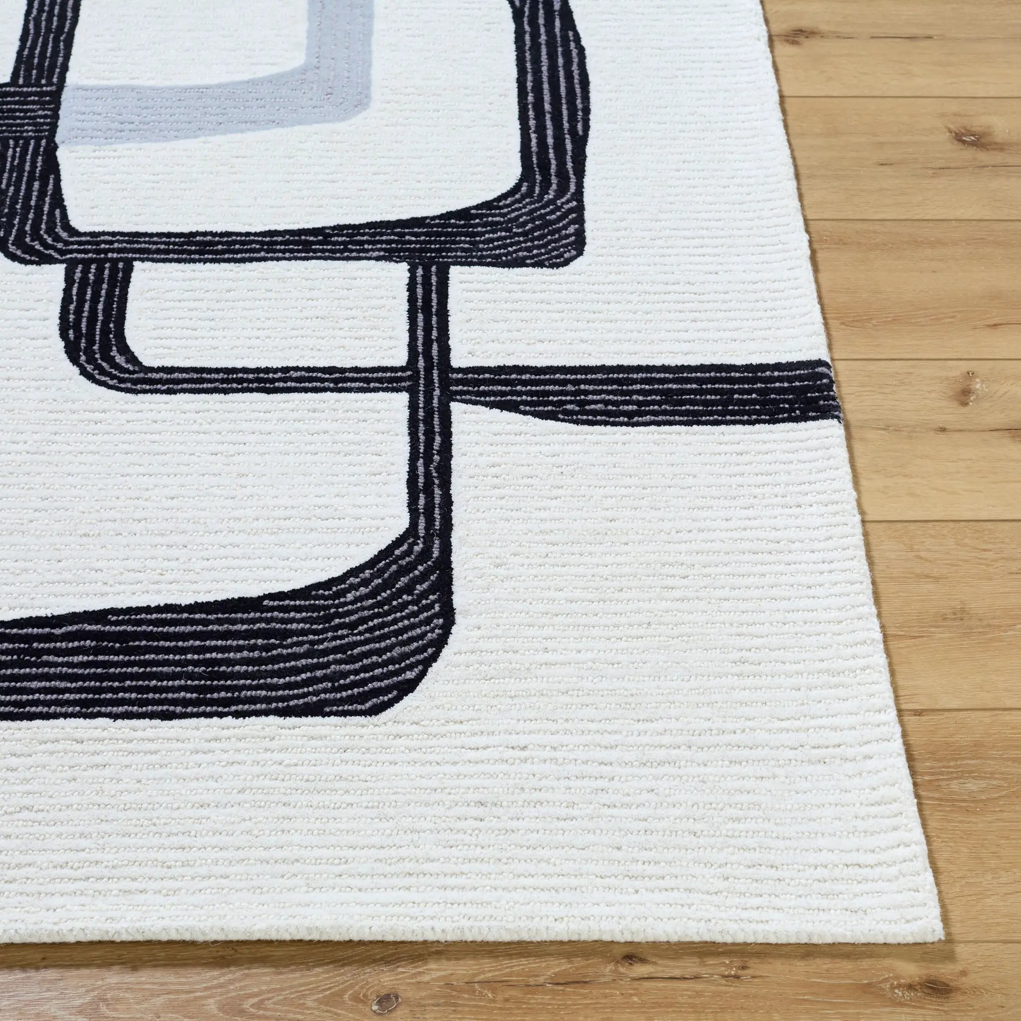 Rossi JWRS-2306 Ivory Area Rug by LIVABLISS