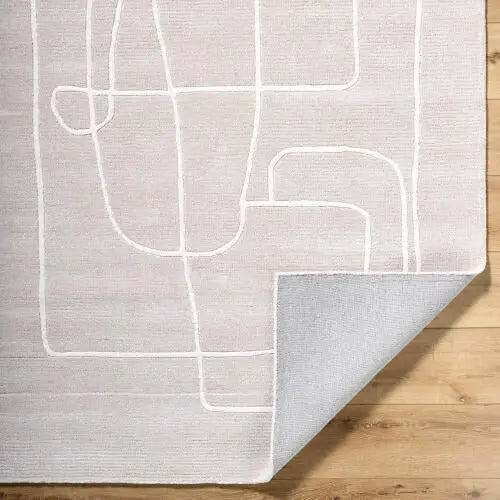Rossi JWRS-2312 Beige Area Rug by LIVABLISS