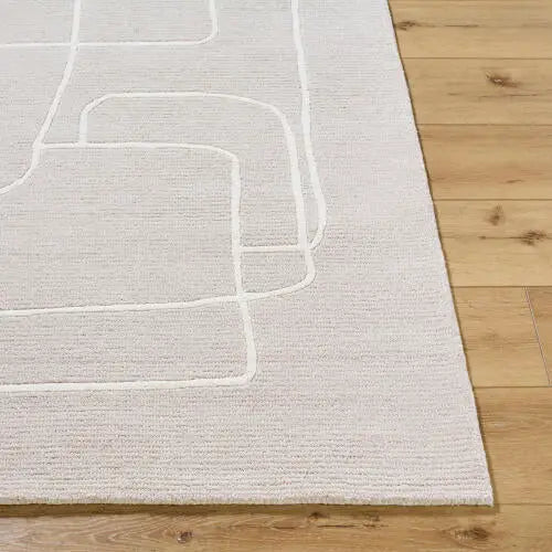 Rossi JWRS-2312 Beige Area Rug by LIVABLISS