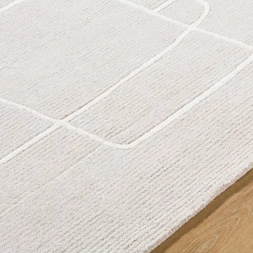 Rossi JWRS-2312 Beige Area Rug by LIVABLISS