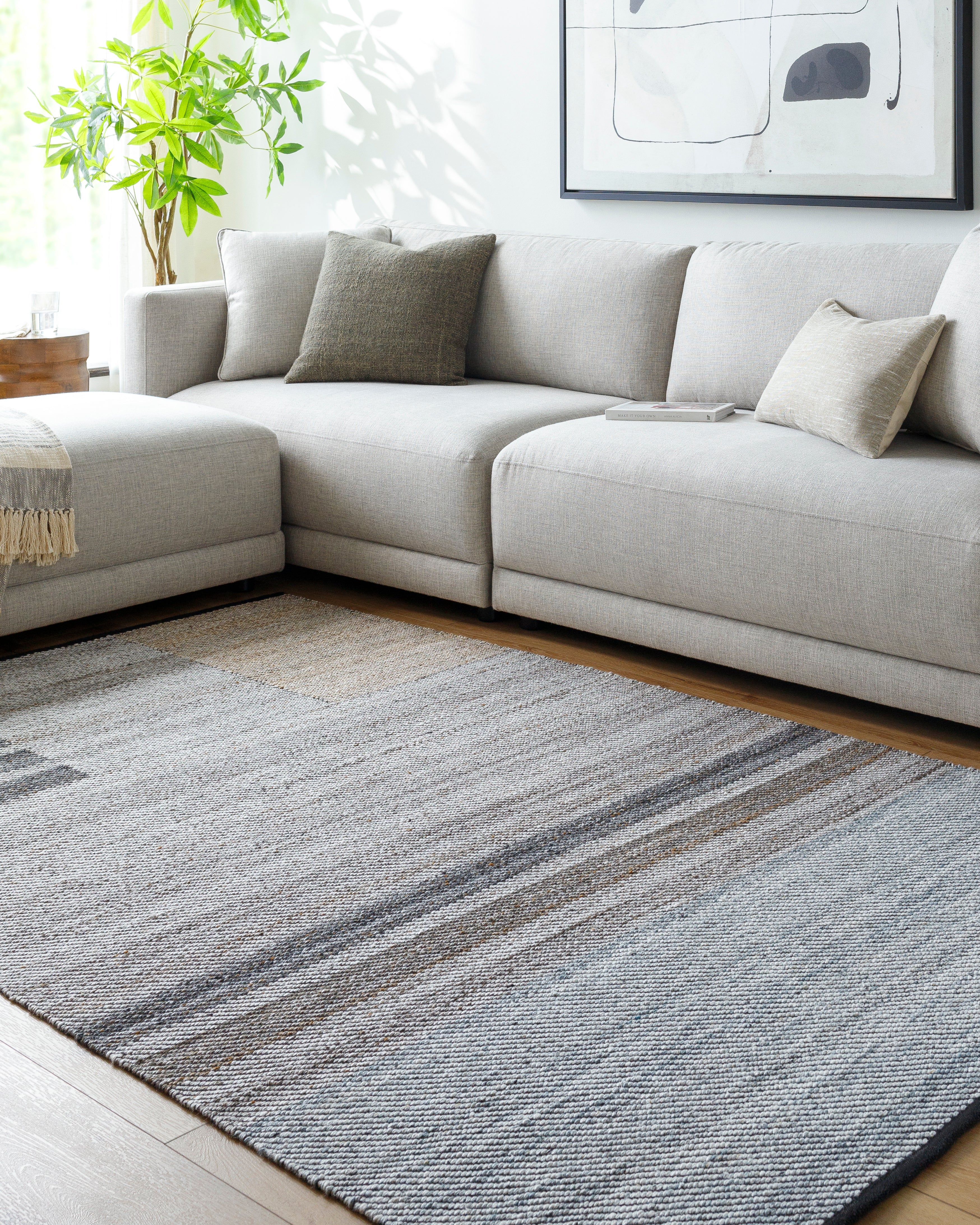 Surya Jocelyn JYN-2301 Slate Gray Area Rug by LIVABLISS