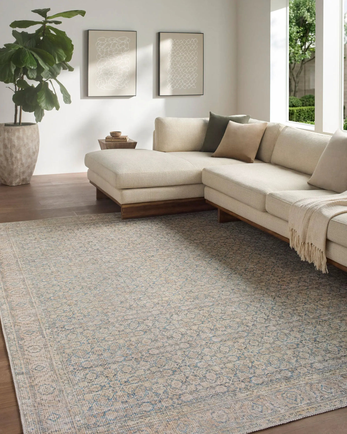 Livabliss x Jenni Yolo Home Sylvia JYSL-2302 Ivory Area Rug