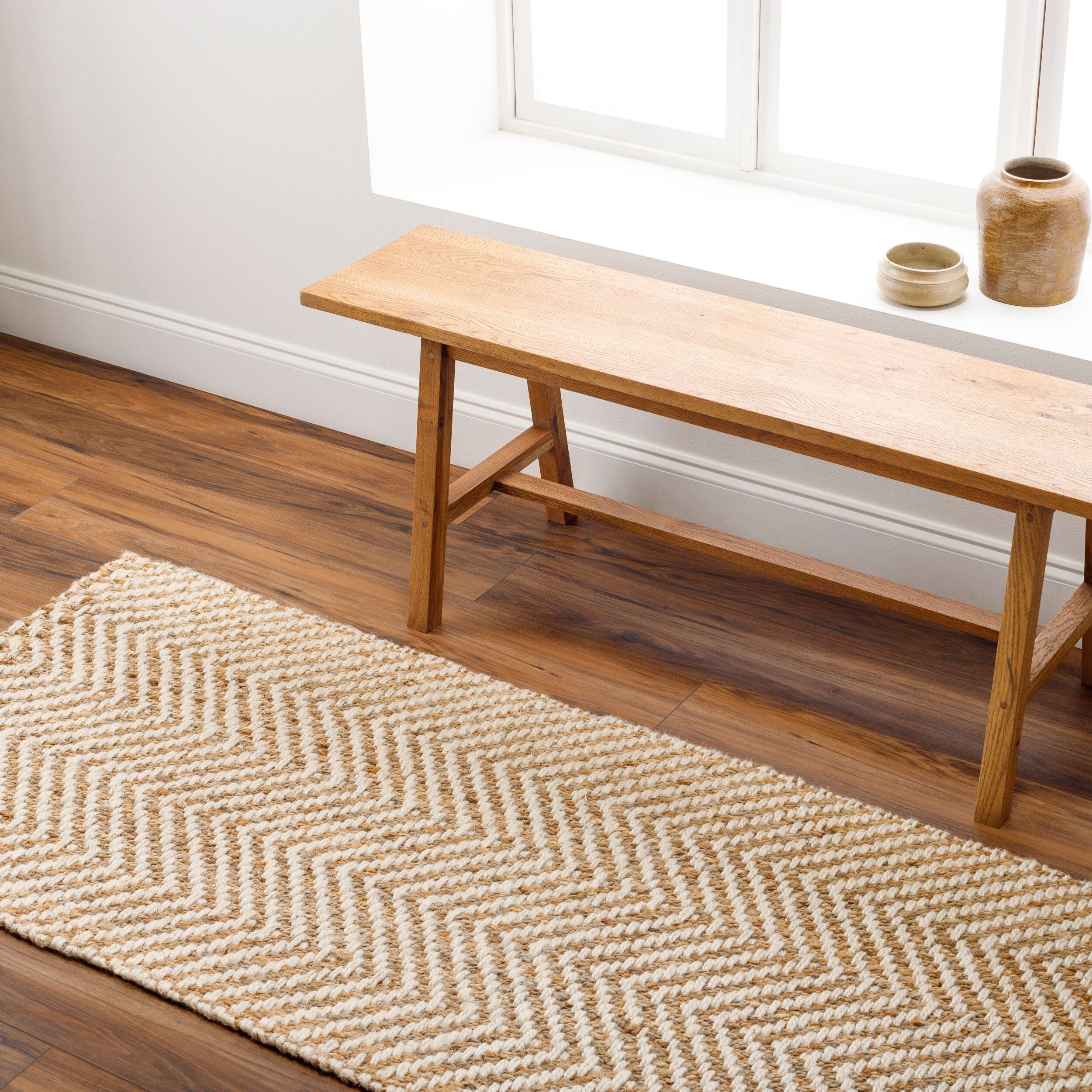 Surya Kerala KER-2302 Light Beige Area Rug by LIVABLISS