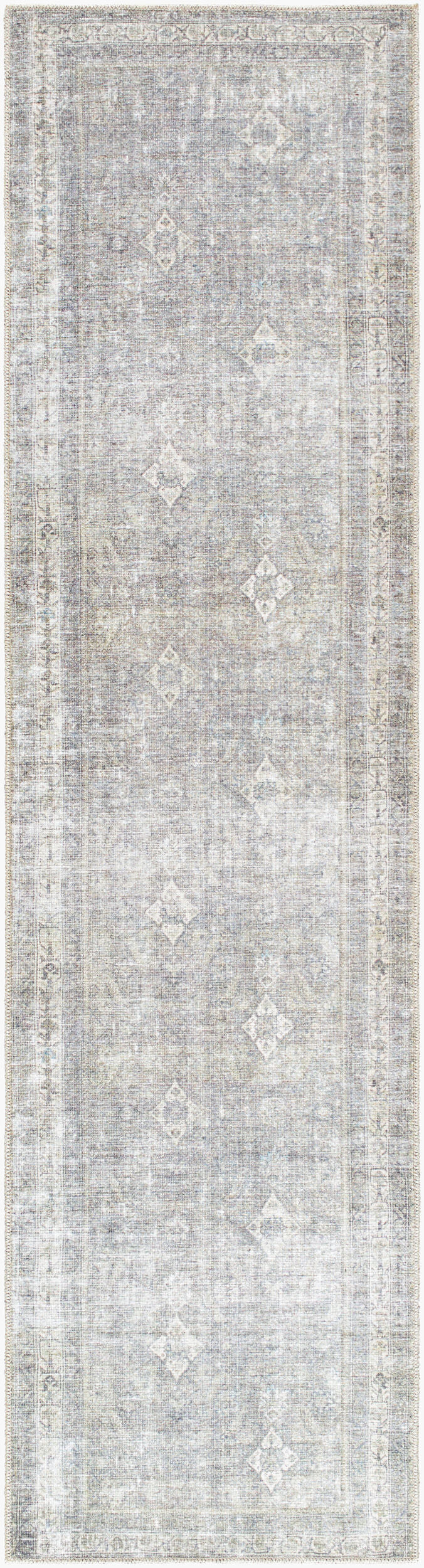 Surya Kemer KMR-2311 Sage Machine Washable Area Rug by LIVABLISS