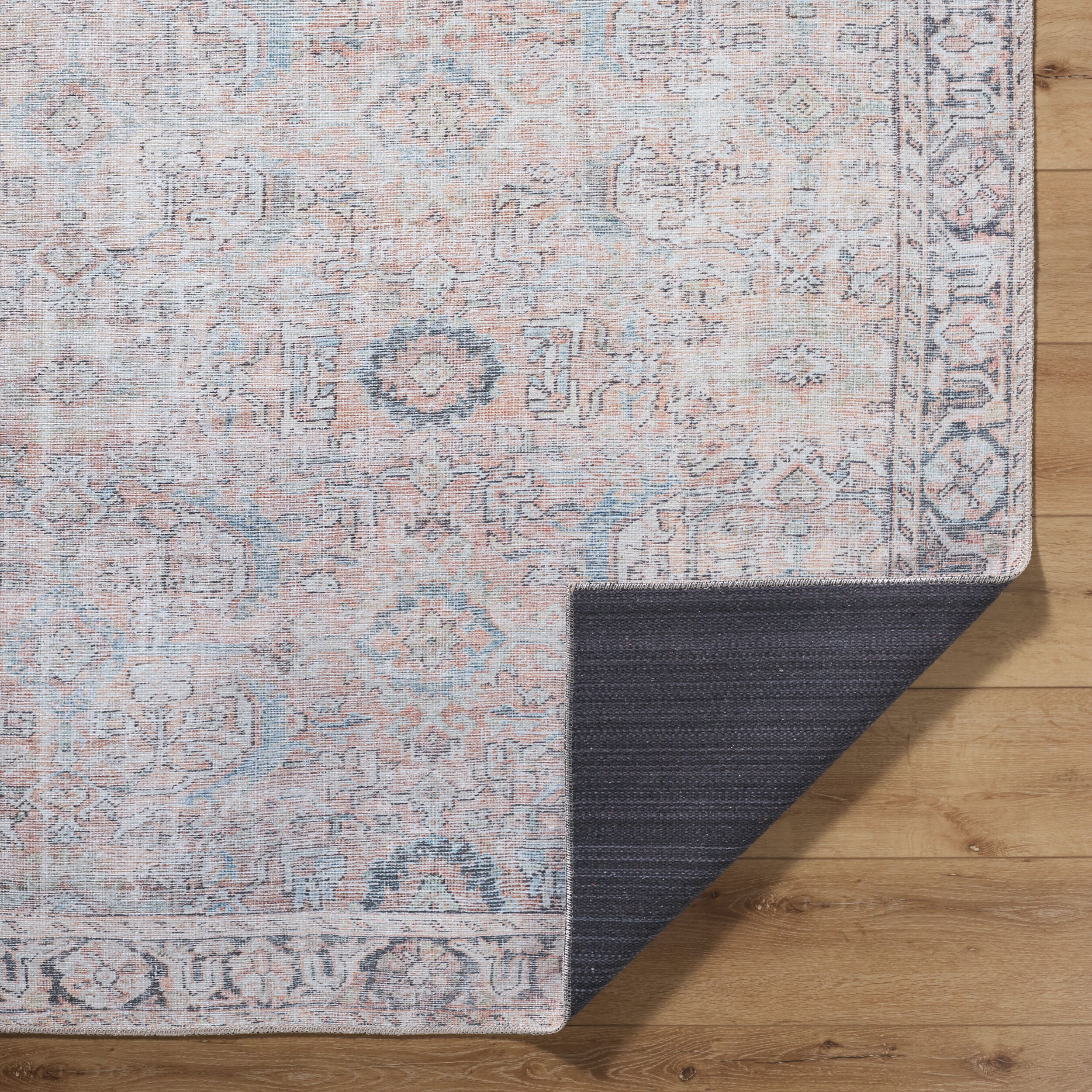 Surya Kemer KMR-2312 Tan Machine Washable Area Rug by LIVABLISS