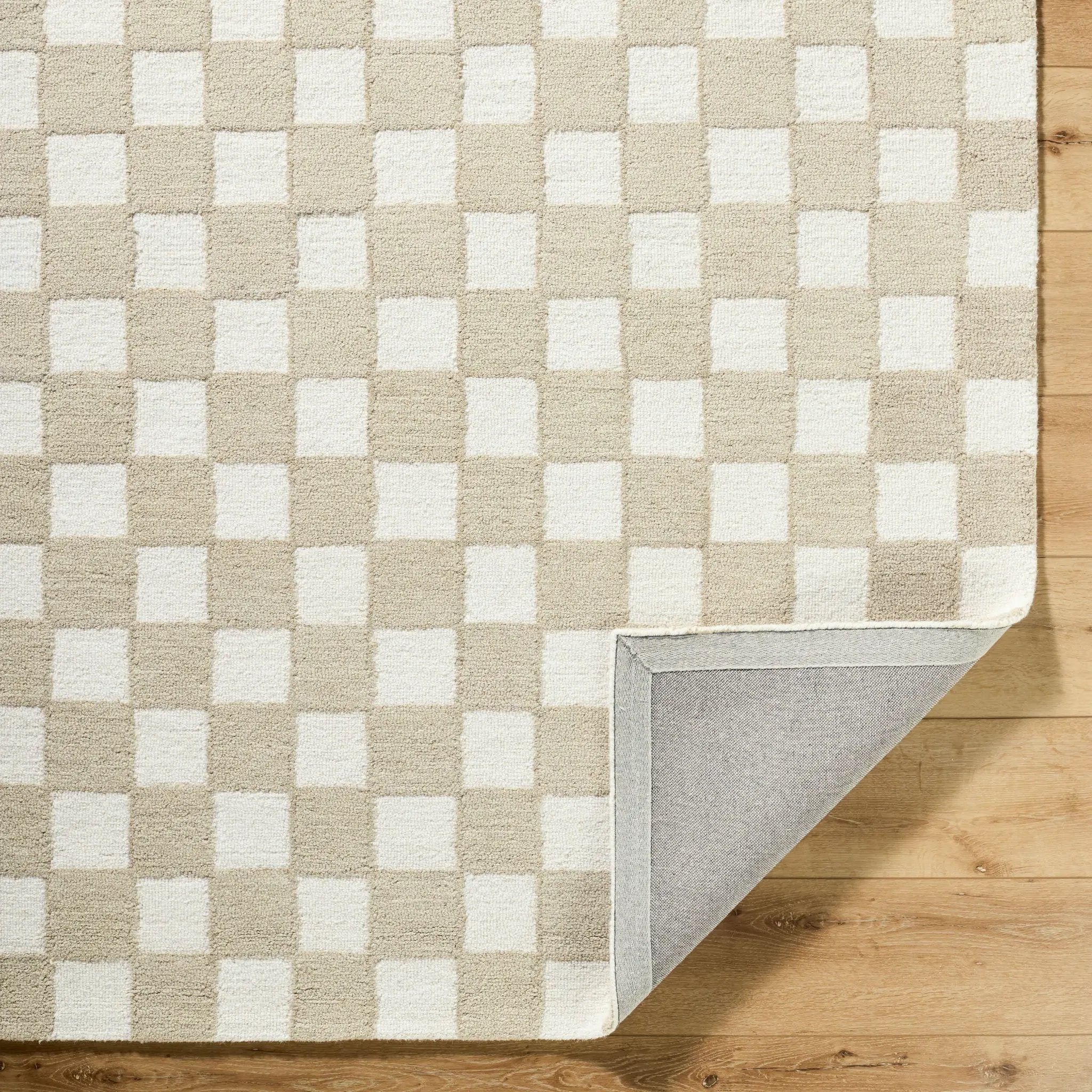 Klopp KPP-2302 Beige Area Rug by LIVABLISS
