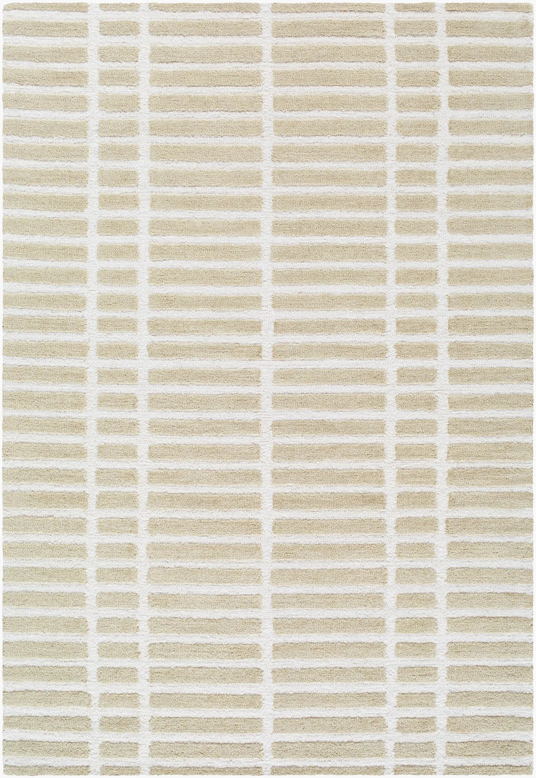 Klopp KPP-2306 Beige Area Rug by LIVABLISS