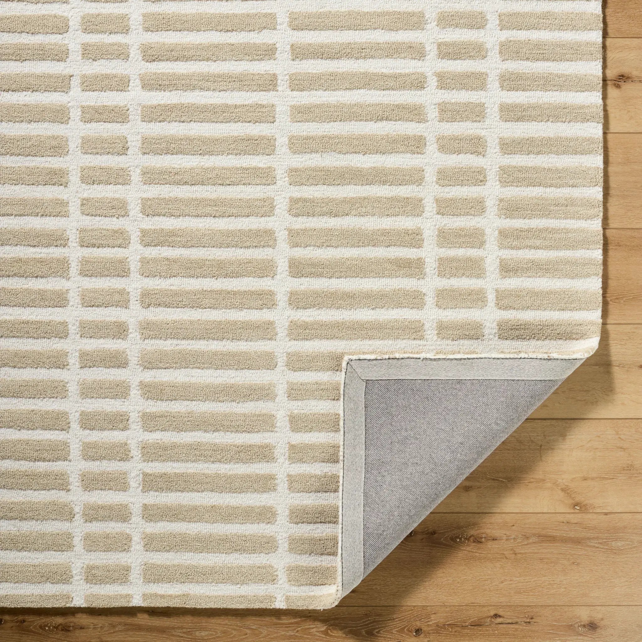 Klopp KPP-2306 Beige Area Rug by LIVABLISS