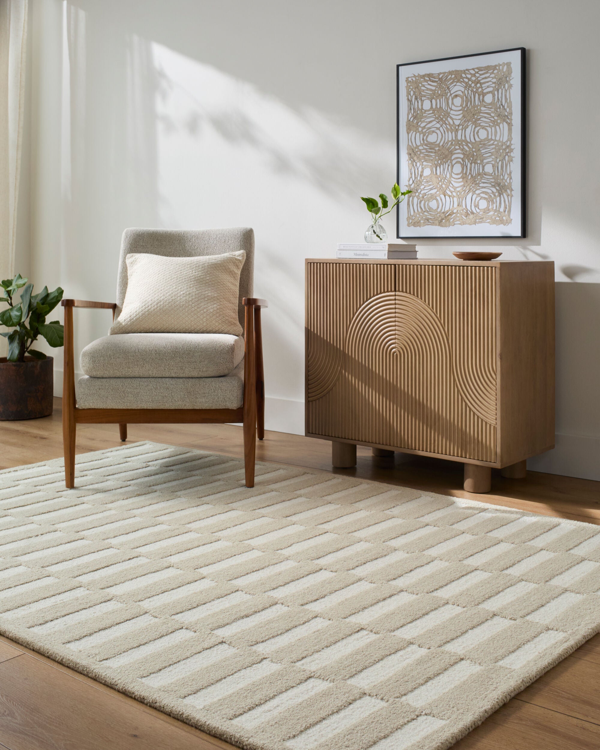 Surya Klopp KPP-2308 Beige Area Rug by LIVABLISS