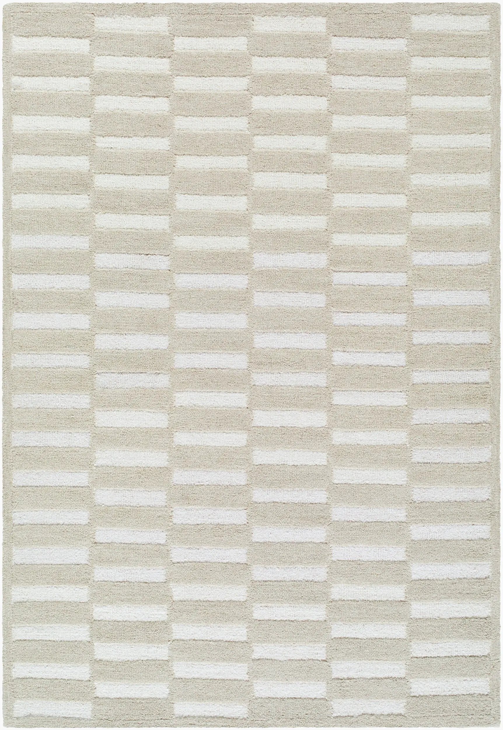 Klopp KPP-2308 Beige Area Rug by LIVABLISS