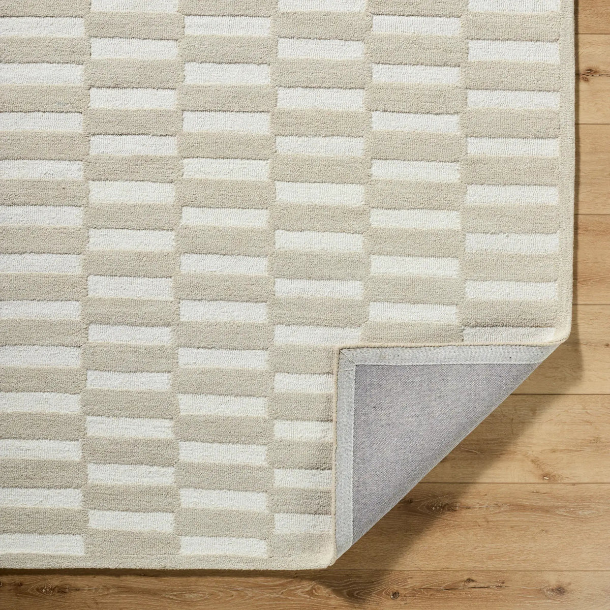 Klopp KPP-2308 Beige Area Rug by LIVABLISS