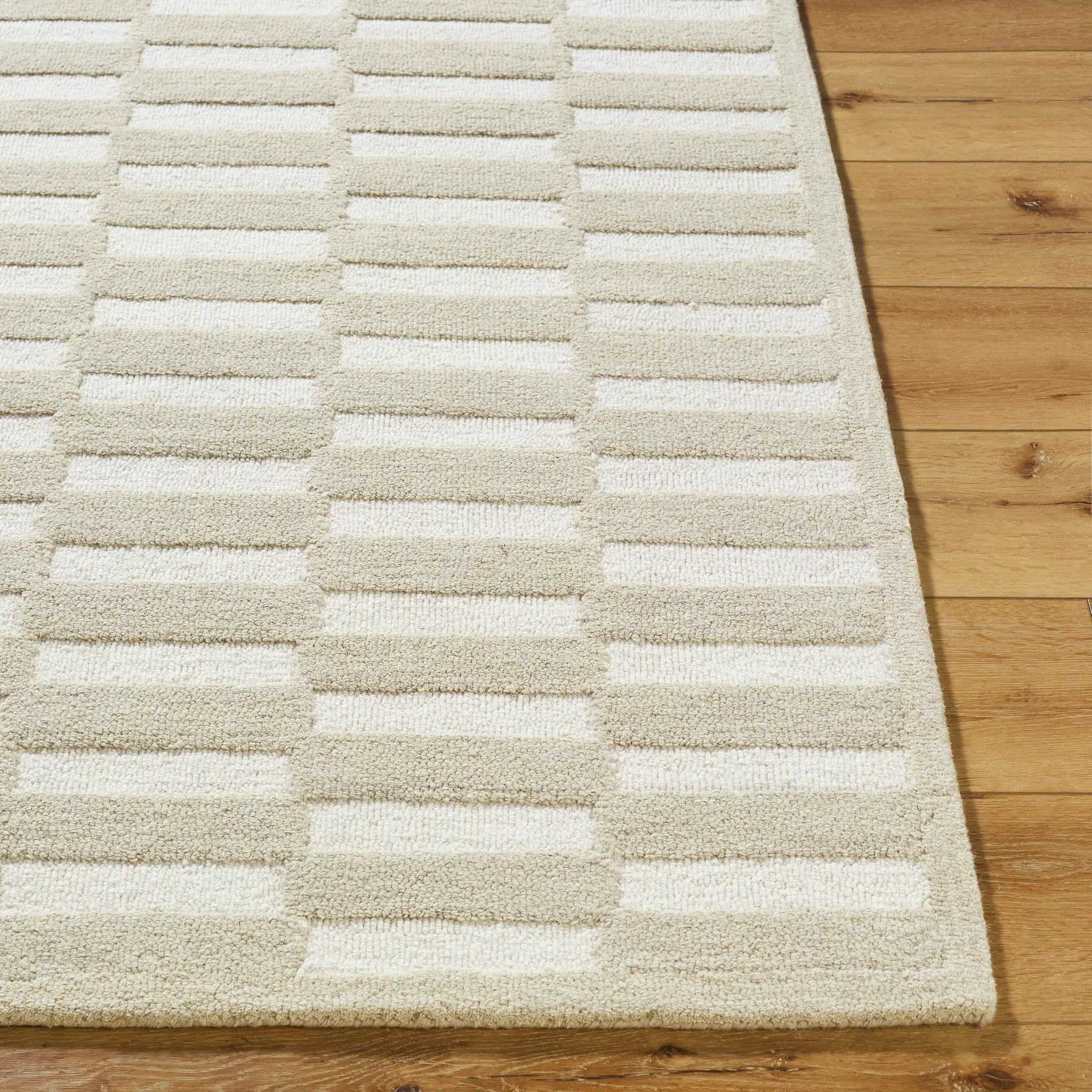 Klopp KPP-2308 Beige Area Rug by LIVABLISS
