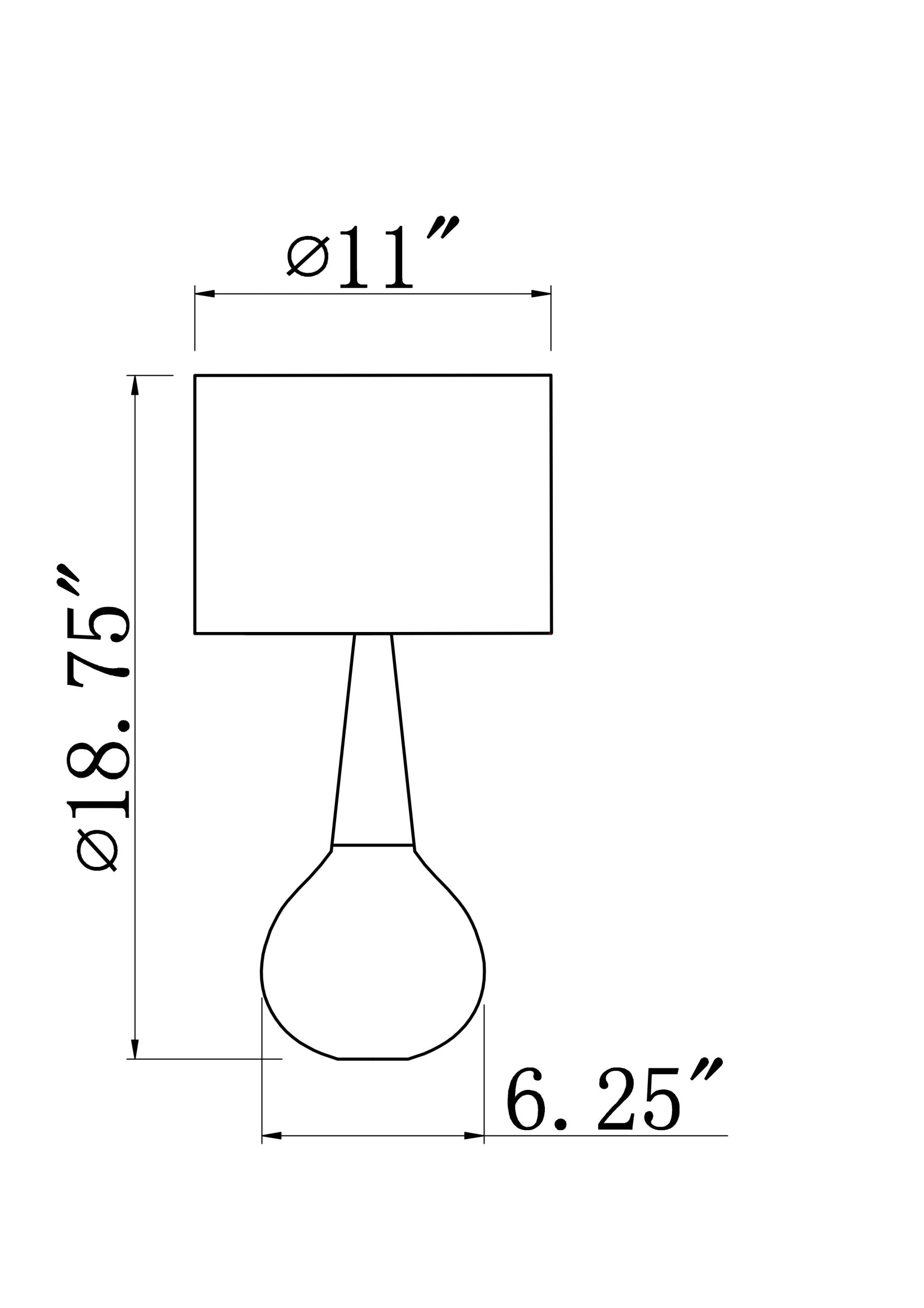LIVABLISS Kent KTLP-001 Accent Table Lamp
