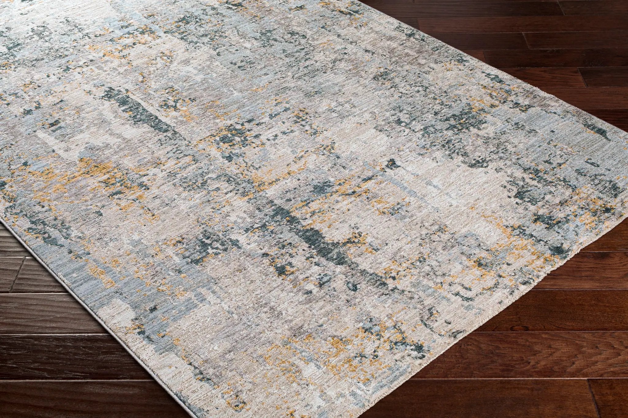 Laila LAA-2303 Pale-Blue Area Rug by LIVABLISS