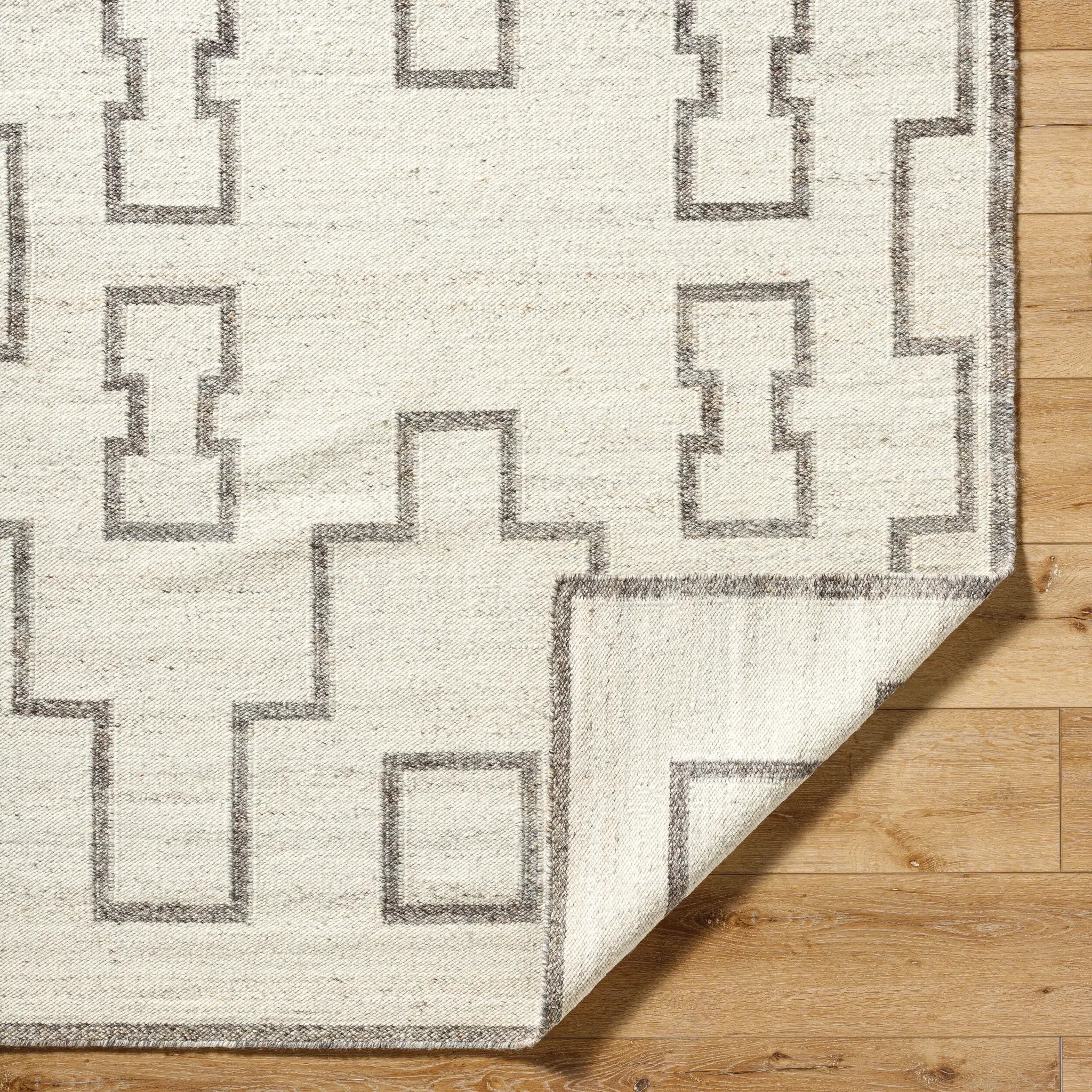 Lanesra LAR-2301 Ivory Area Rug by LIVABLISS