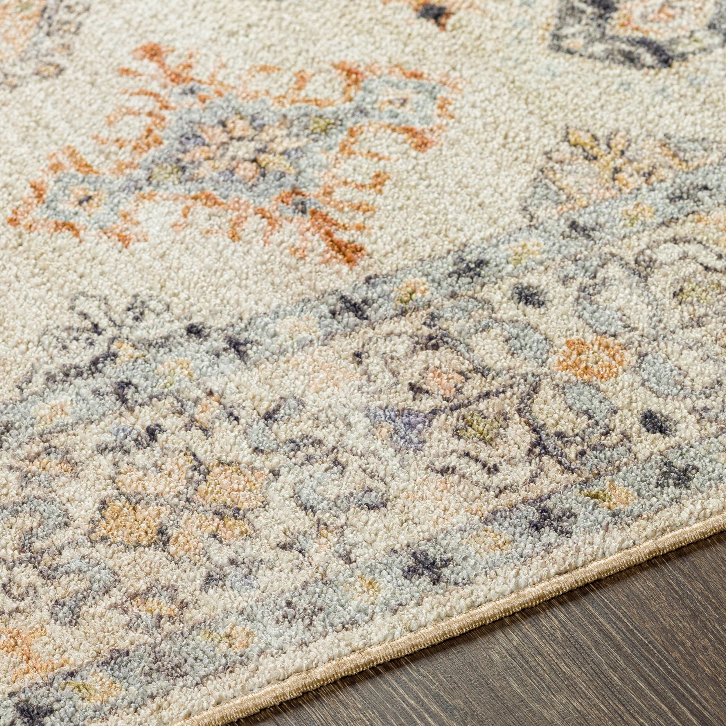 Surya Leicester LEC-2303 Beige Machine Washable Area Rug by LIVABLISS