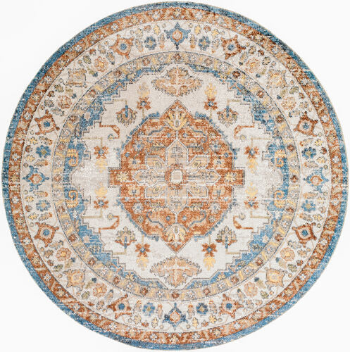 Surya Lillian LLL-2305 Oatmeal Machine Washable Area Rug by LIVABLISS