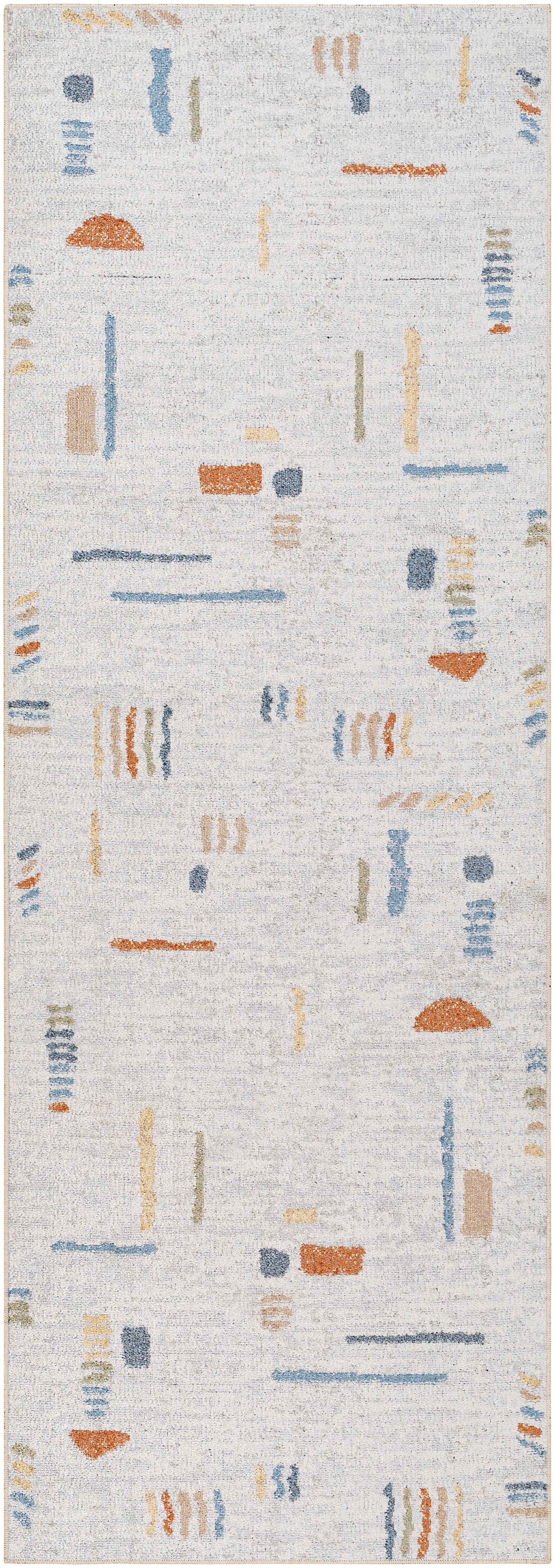 Surya Lillian LLL-2313 Oatmeal Machine Washable Area Rug by LIVABLISS