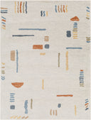 Surya Lillian LLL-2313 Oatmeal Machine Washable Area Rug by LIVABLISS