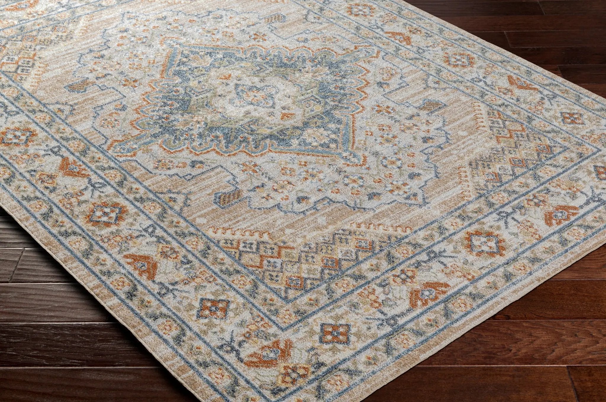 Lillian LLL-2318 Oatmeal Area Rug by LIVABLISS
