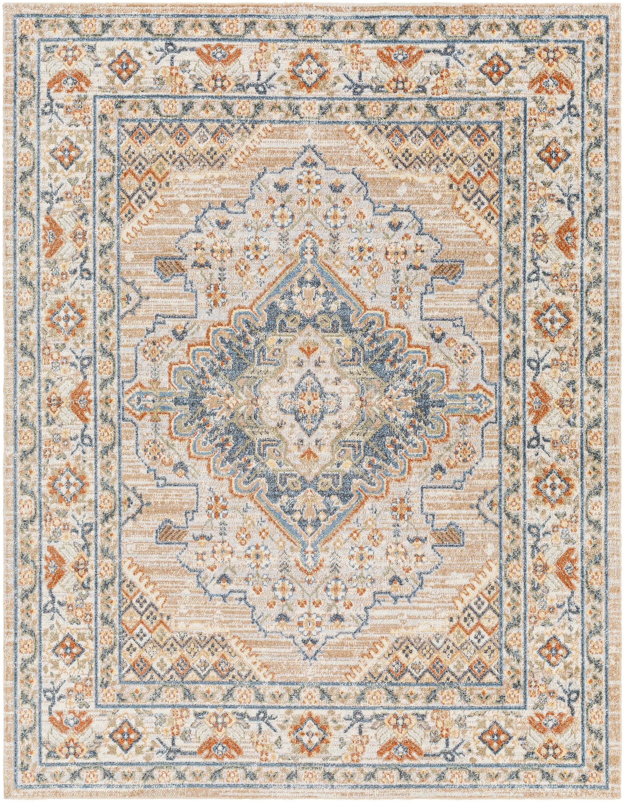 Lillian LLL-2318 Oatmeal Area Rug by LIVABLISS