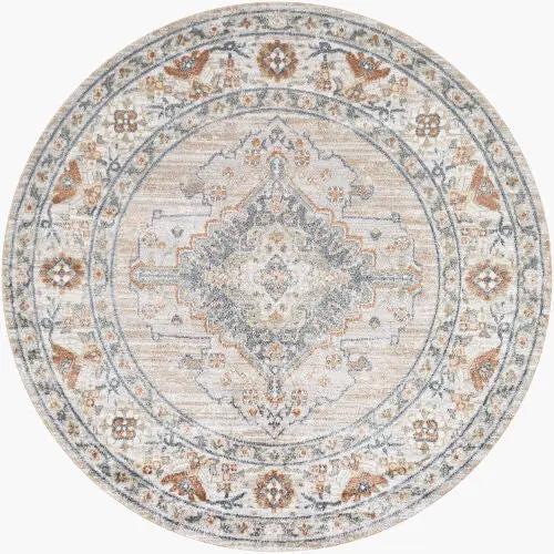 Lillian LLL-2318 Oatmeal Area Rug by LIVABLISS