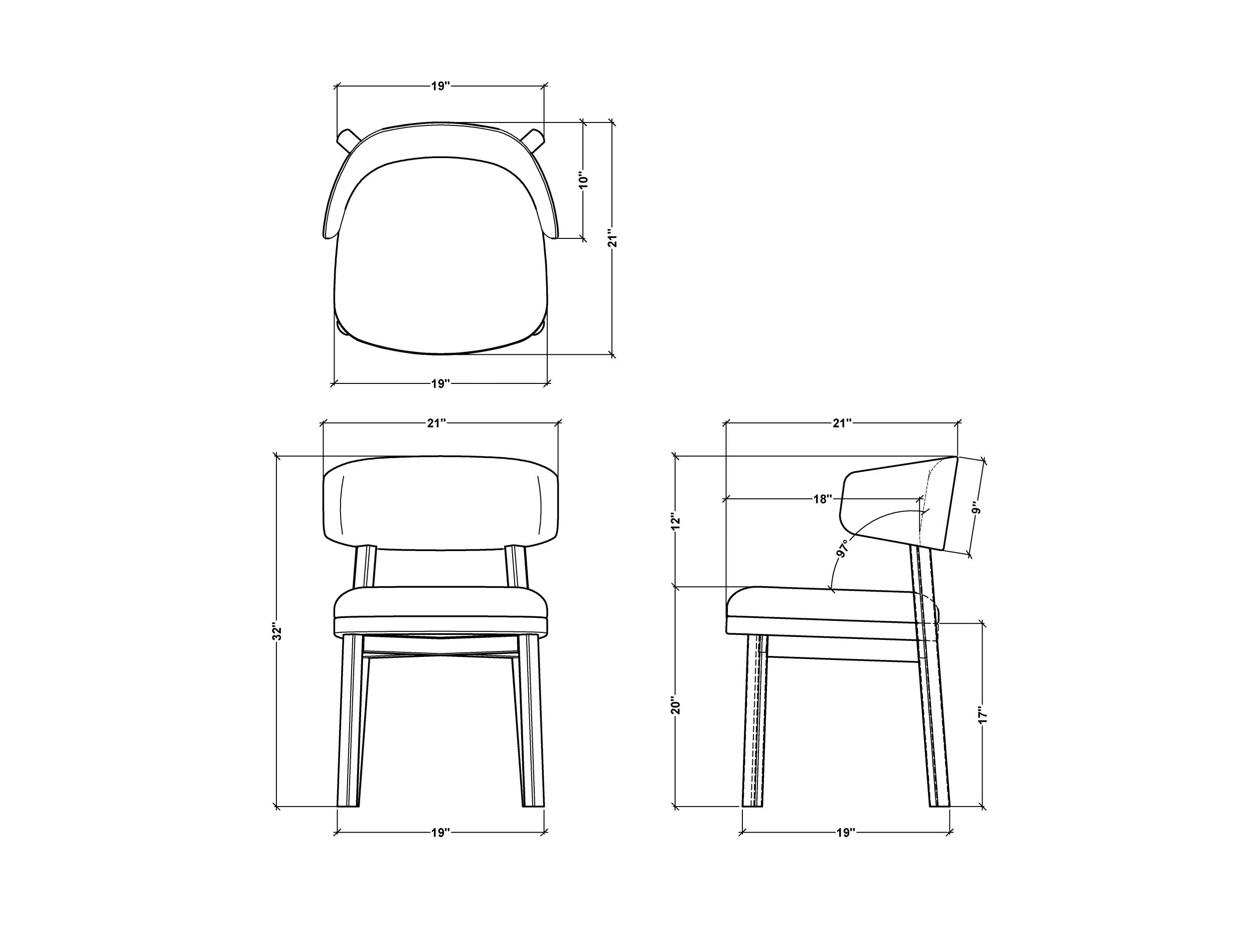 LIVABLISS Lindo LND-002 Dining Chair