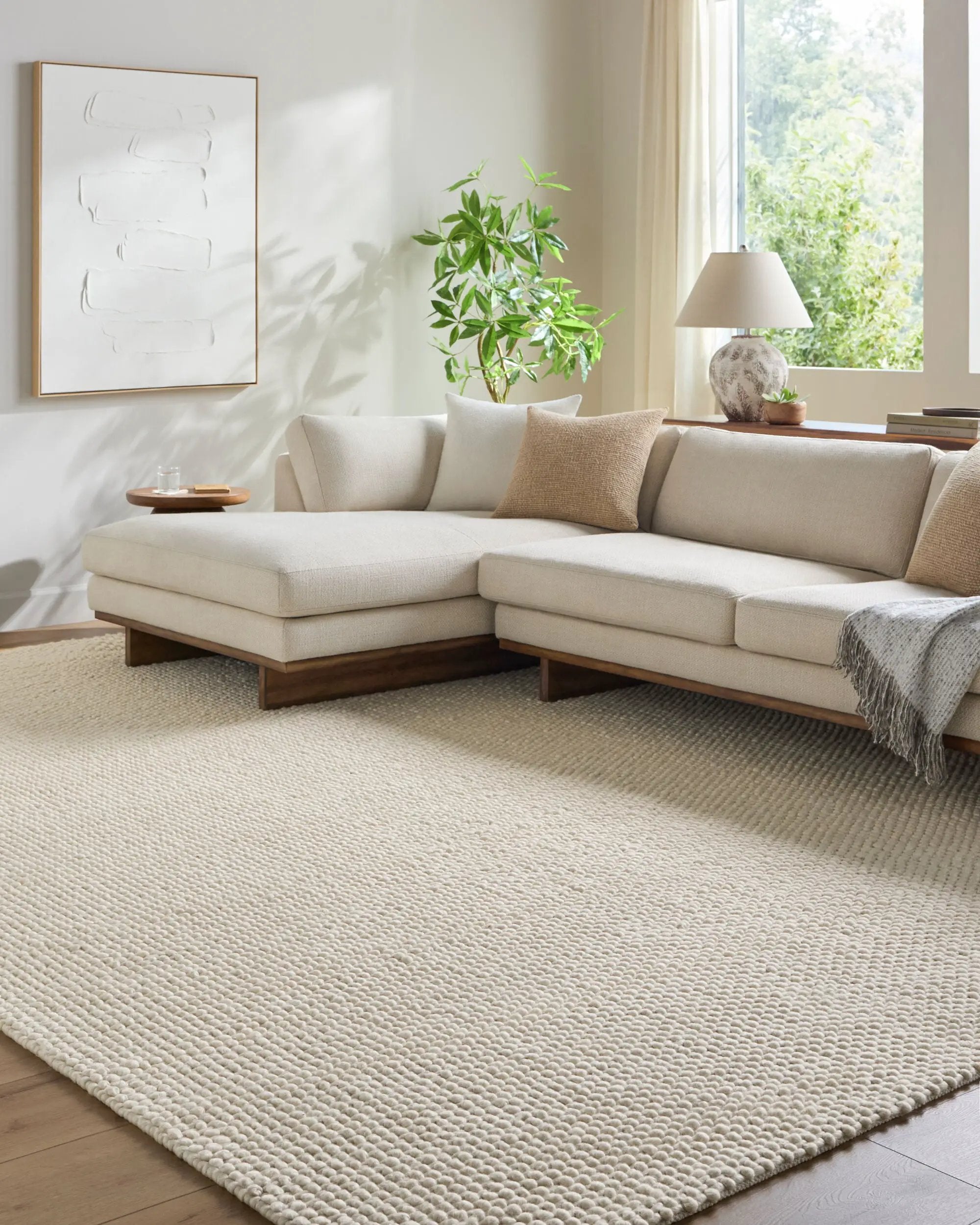 Lucerne LNE-1000 Cream Area Rug by LIVABLISS