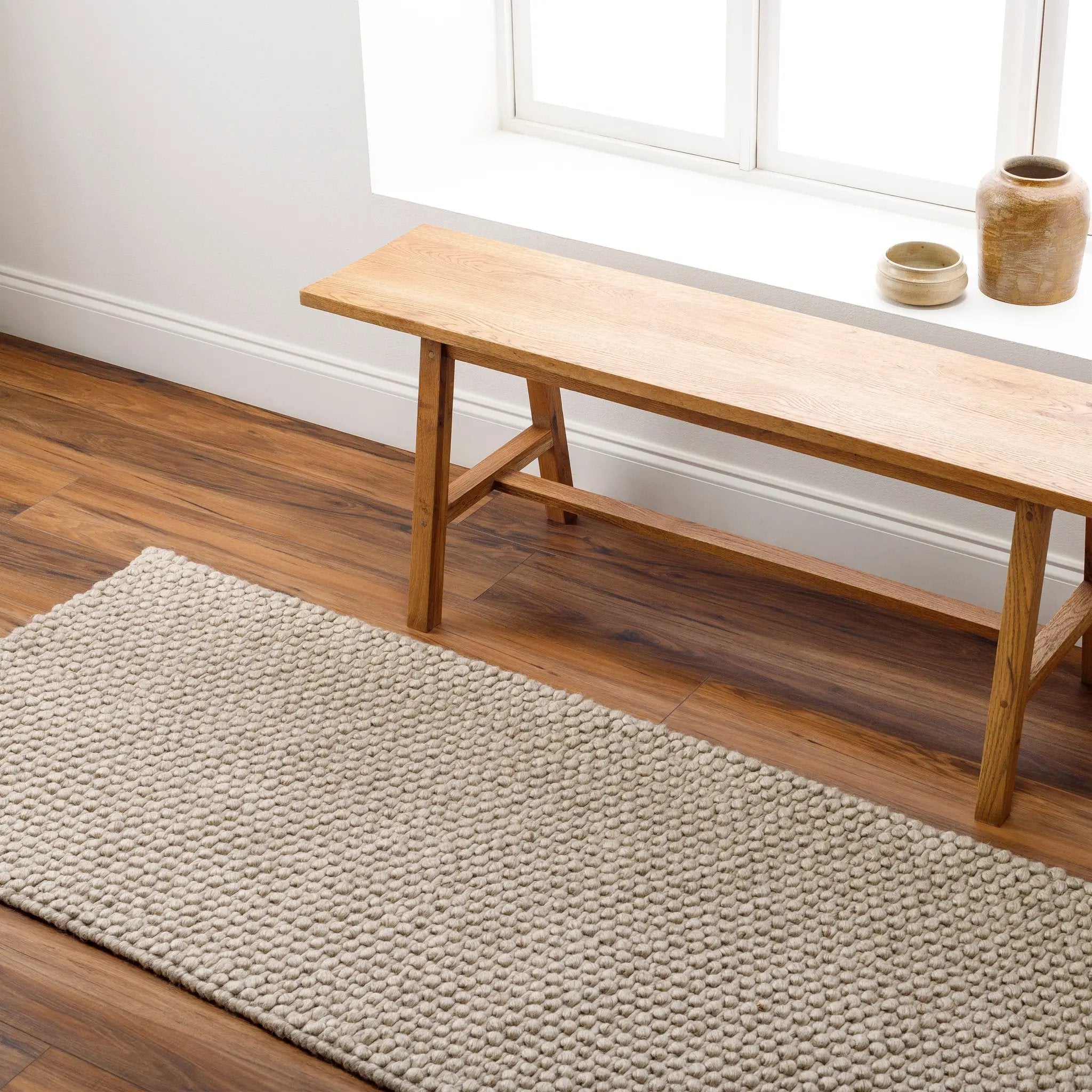 Lucerne LNE-1002 Light-Gray Area Rug by LIVABLISS