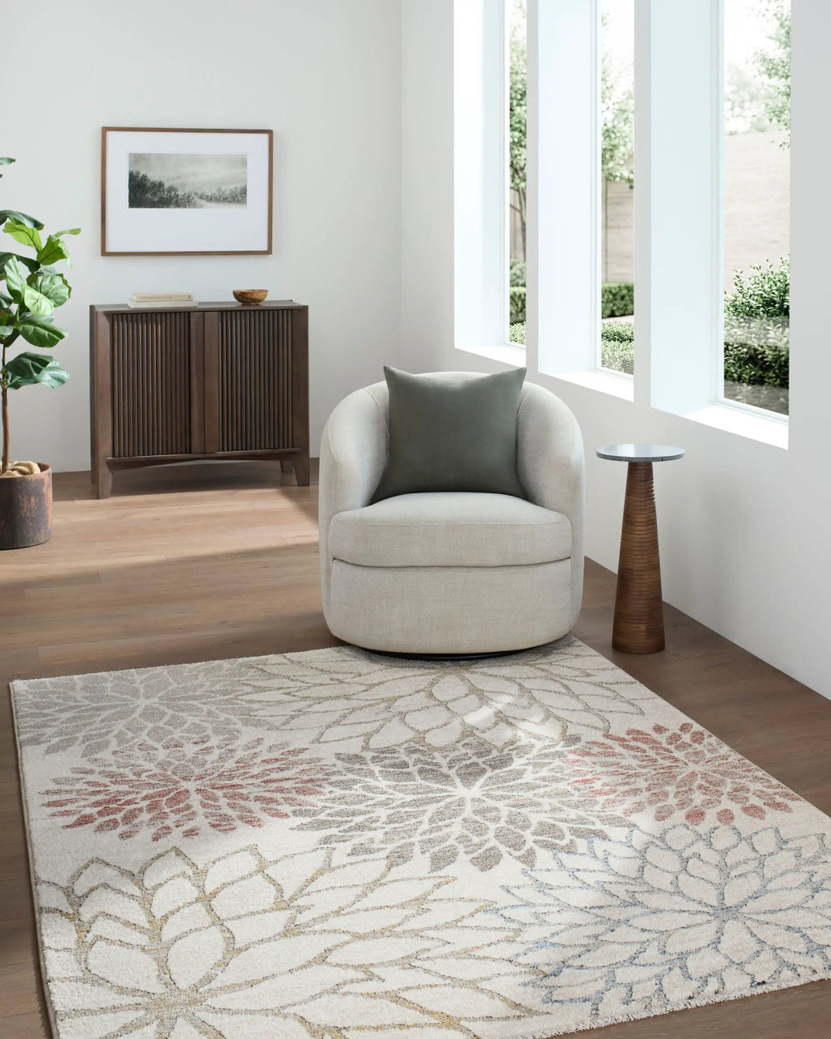 LIVABLISS Lausanne LNN-2300 Cream Area Rug