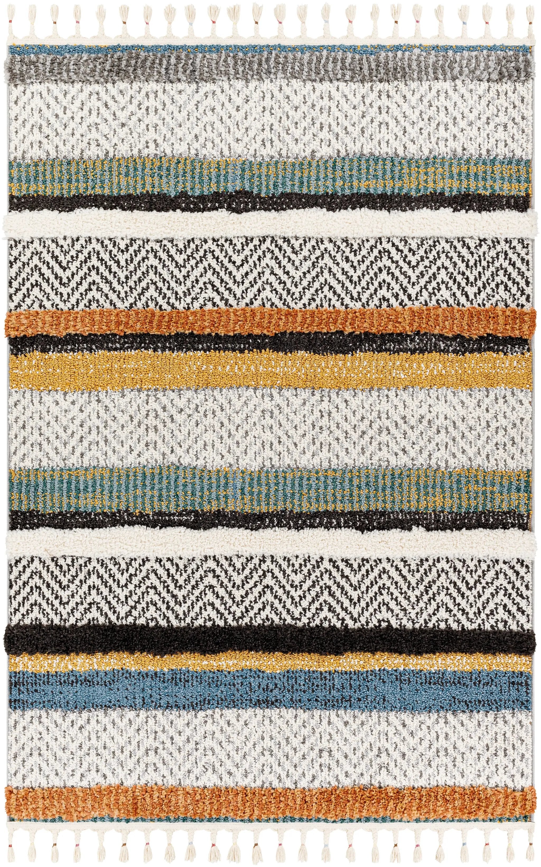 Lofty LOF-2304 Off-White Area Rug by LIVABLISS