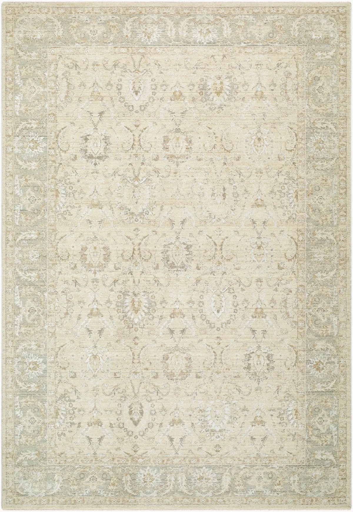 LIVABLISS Lotus LOT-2308 Cream Area Rug