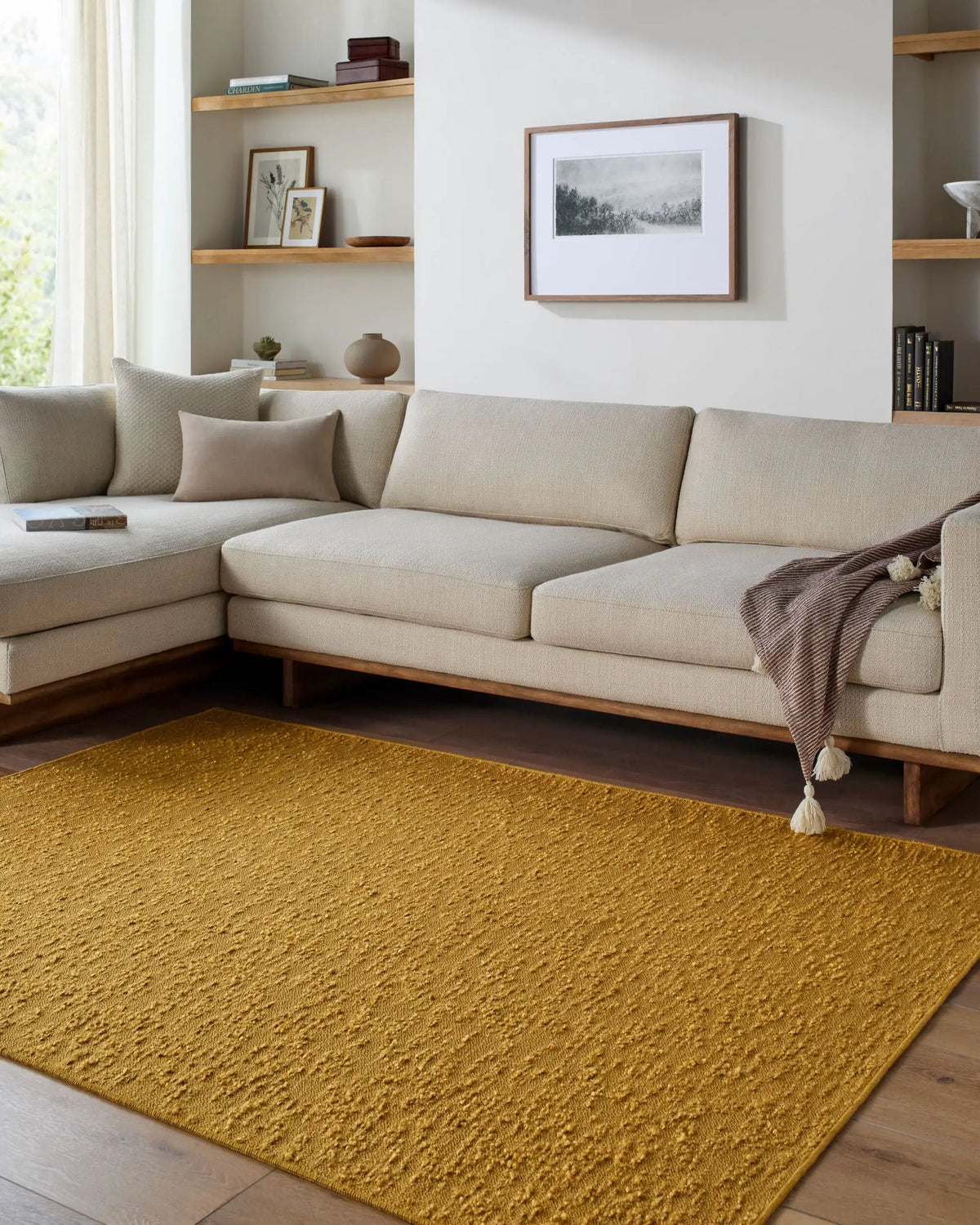 LIVABLISS Lush LSH-2303 Goldenrod Area Rug
