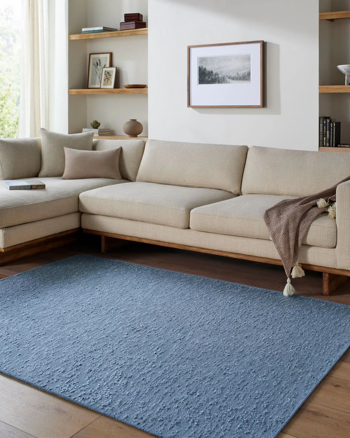 LIVABLISS Lush LSH-2305 Slate-Blue Area Rug