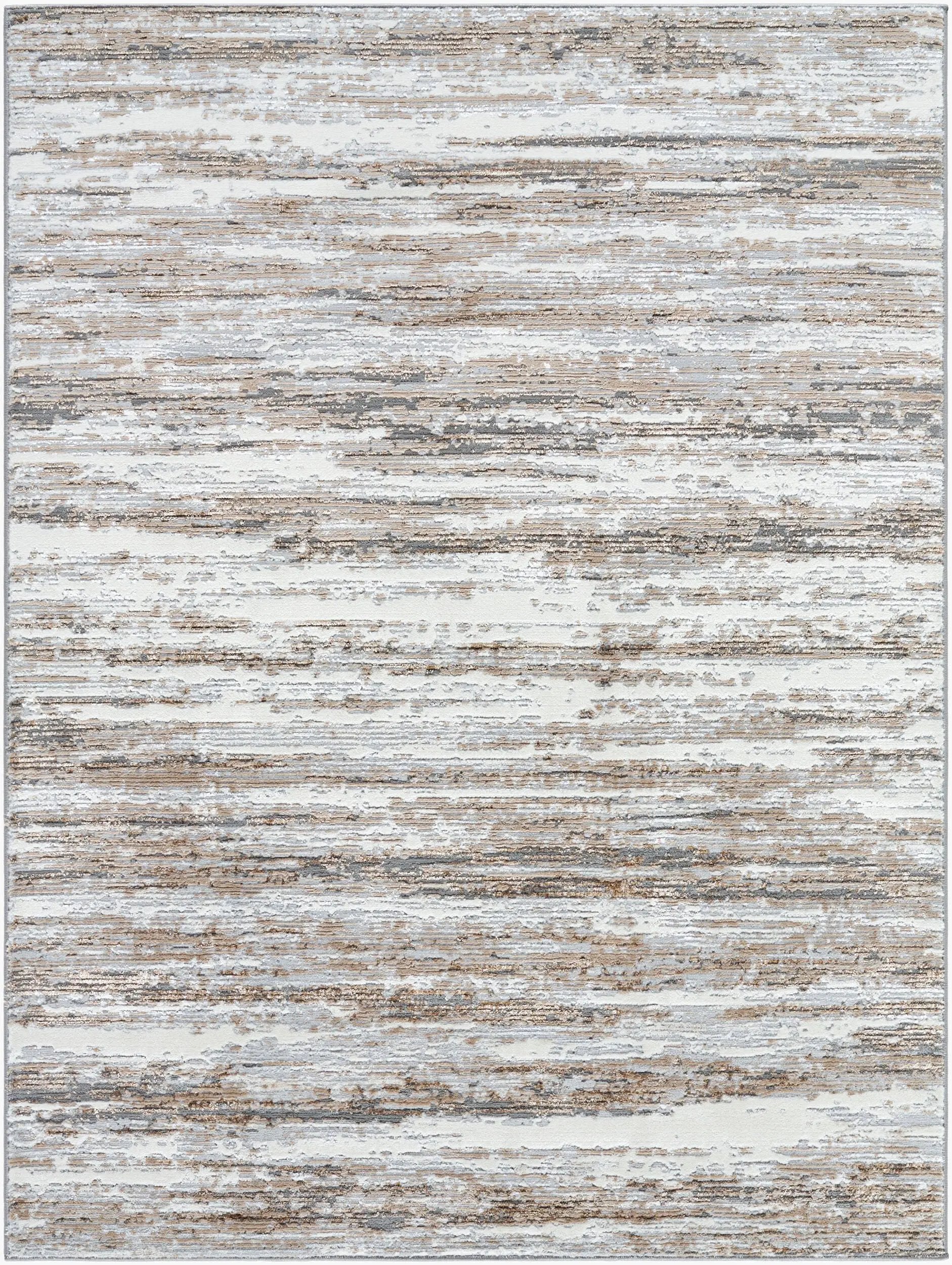 Lustro LSR-2332 Light-Gray Area Rug by LIVABLISS