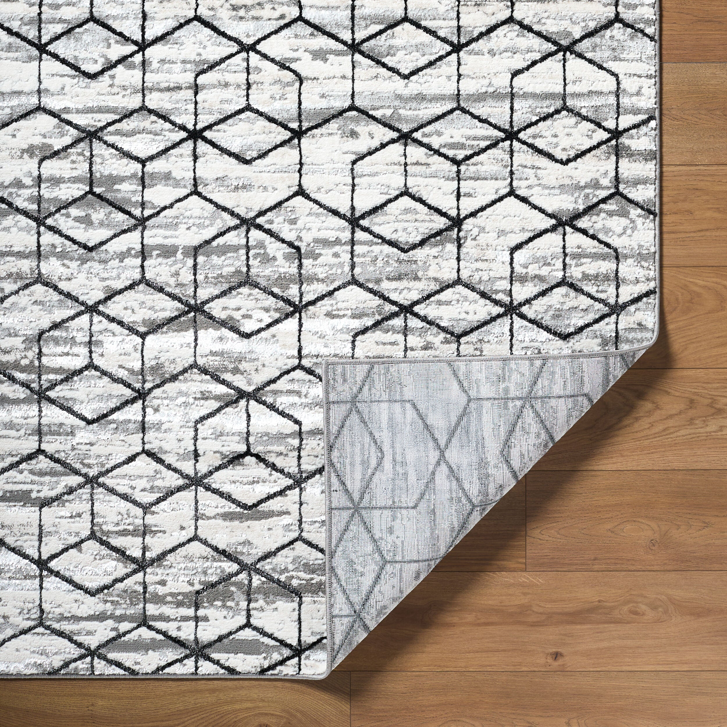 Surya Lustro LSR-2333 Gray Area Rug by LIVABLISS