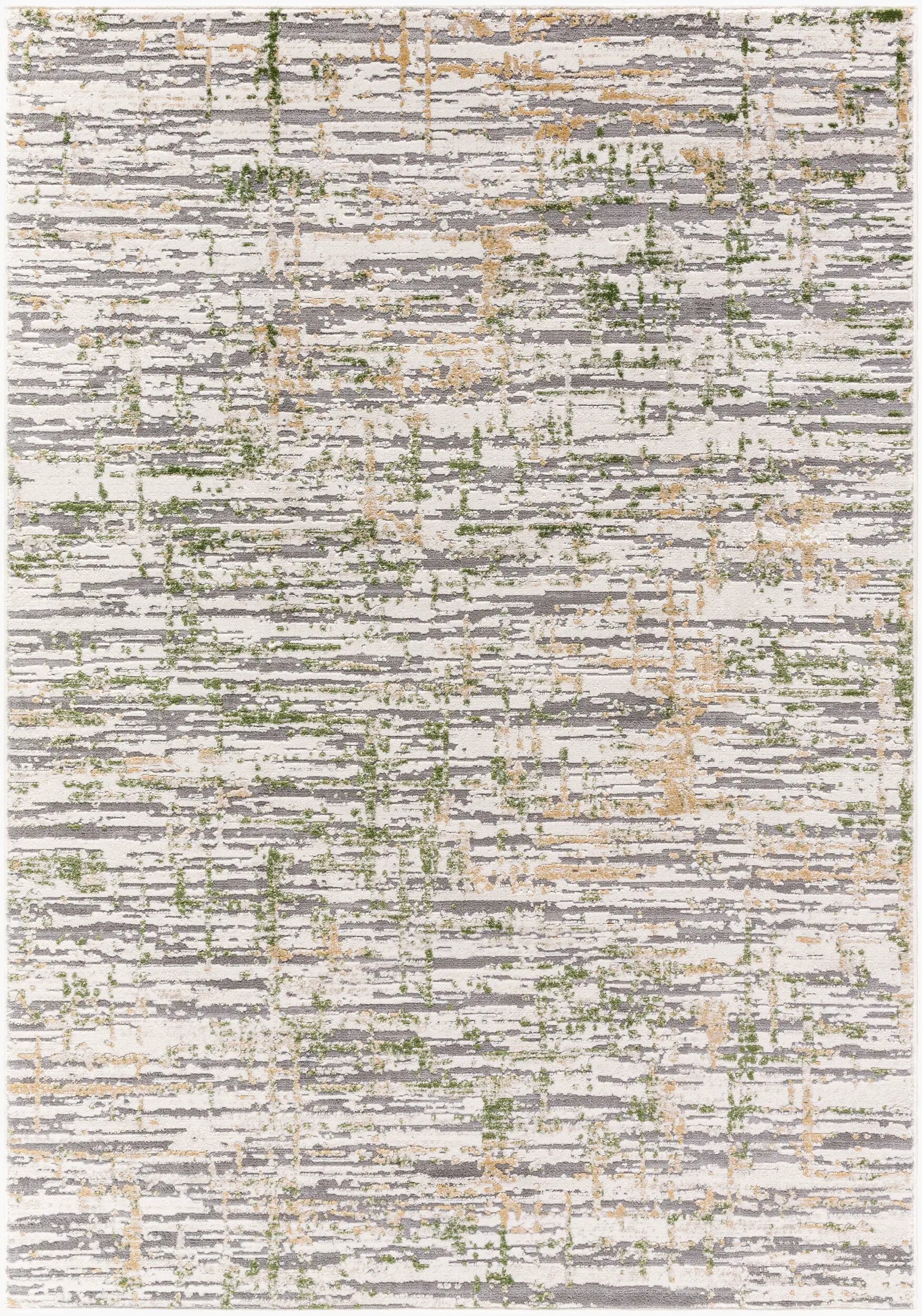 Lustro LSR-2335 White Area Rug by LIVABLISS