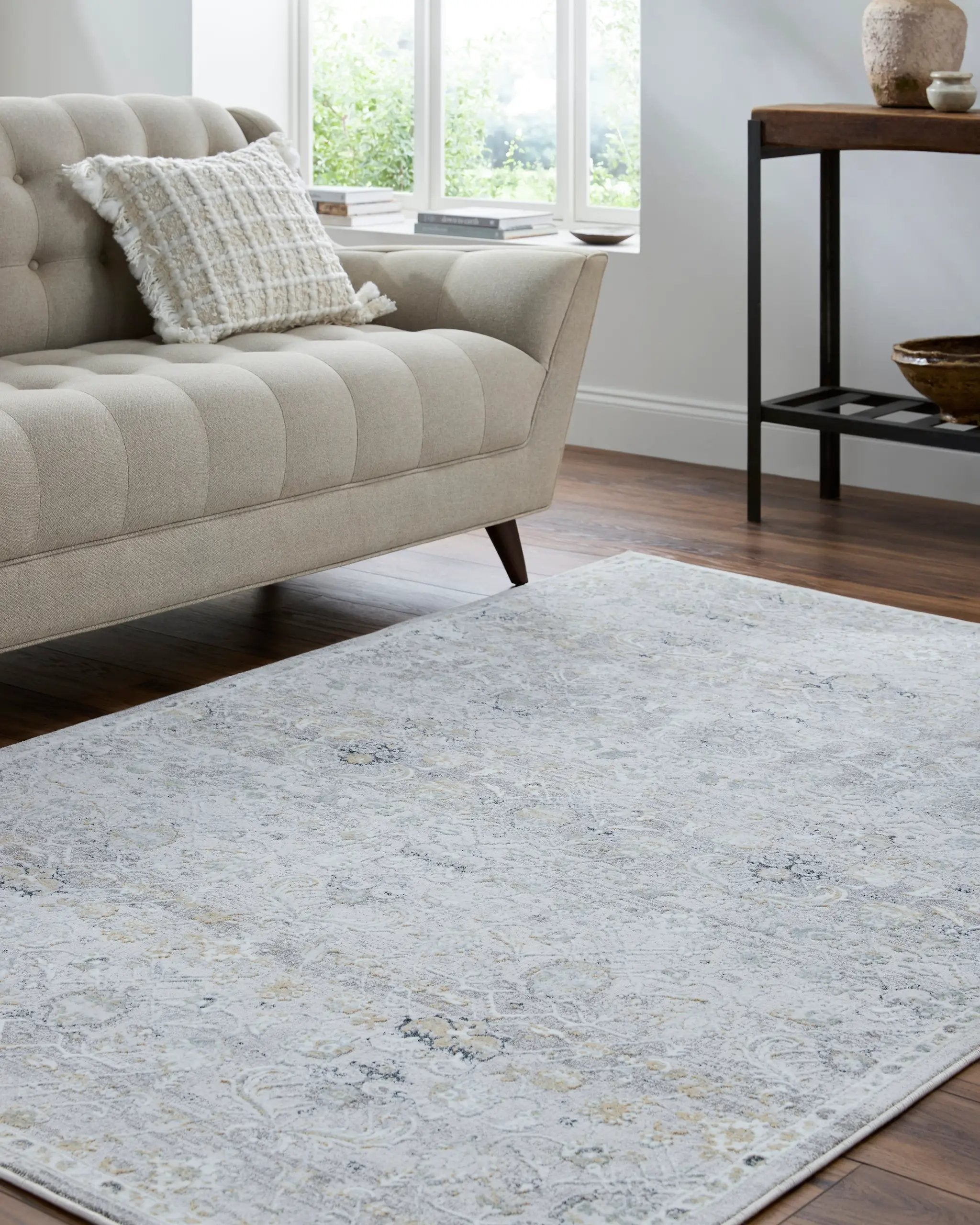 Lorenz LTZ-2301 Light-Sage Area Rug by LIVABLISS