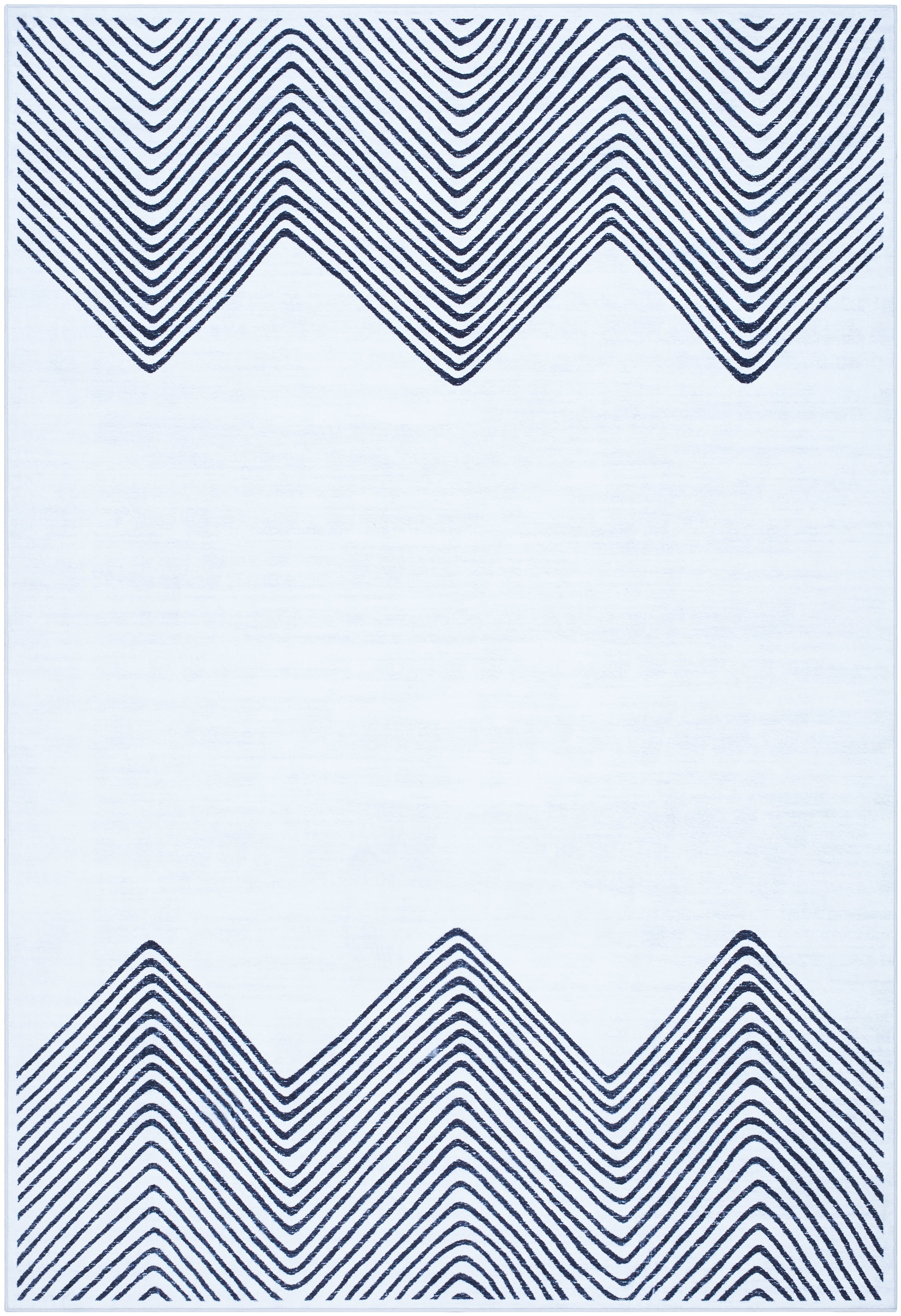 Surya Lavable LVB-2322 Navy Machine Washable Area Rug by LIVABLISS