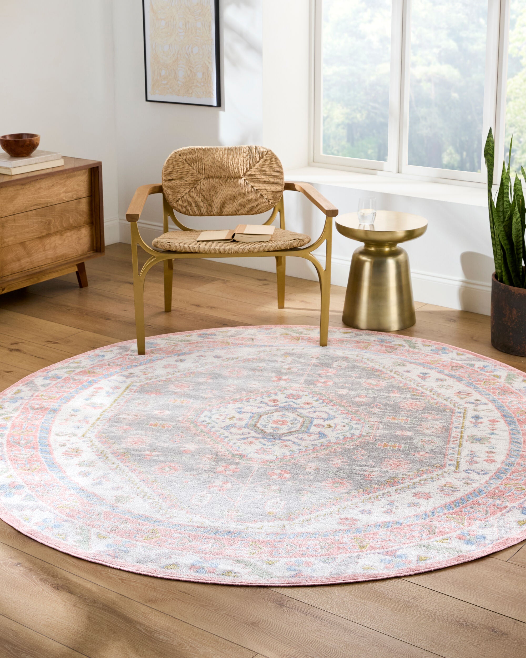 Surya Lavadora LVR-2348 Ivory Machine Washable Area Rug by LIVABLISS