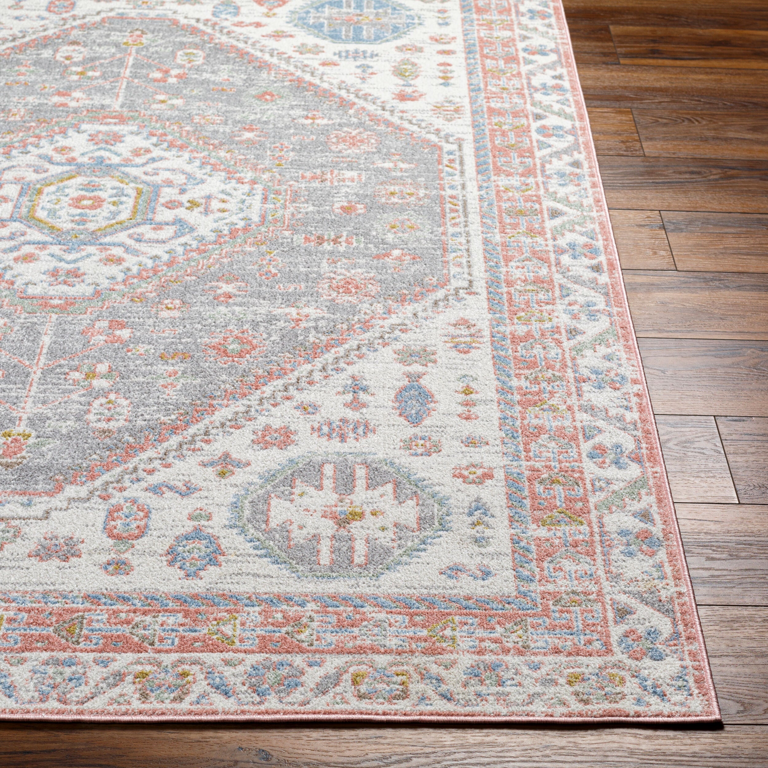 Surya Lavadora LVR-2348 Ivory Machine Washable Area Rug by LIVABLISS