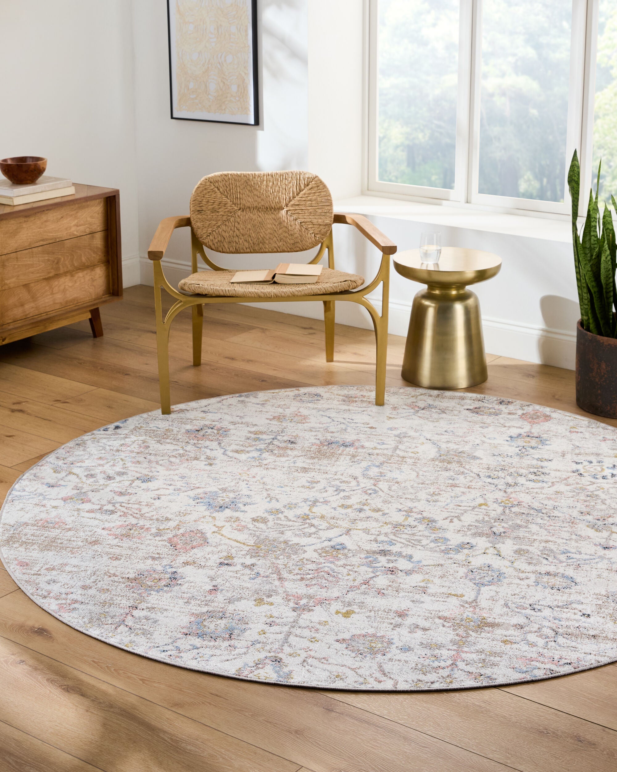 Surya Lavadora LVR-2358 Ivory Machine Washable Area Rug by LIVABLISS