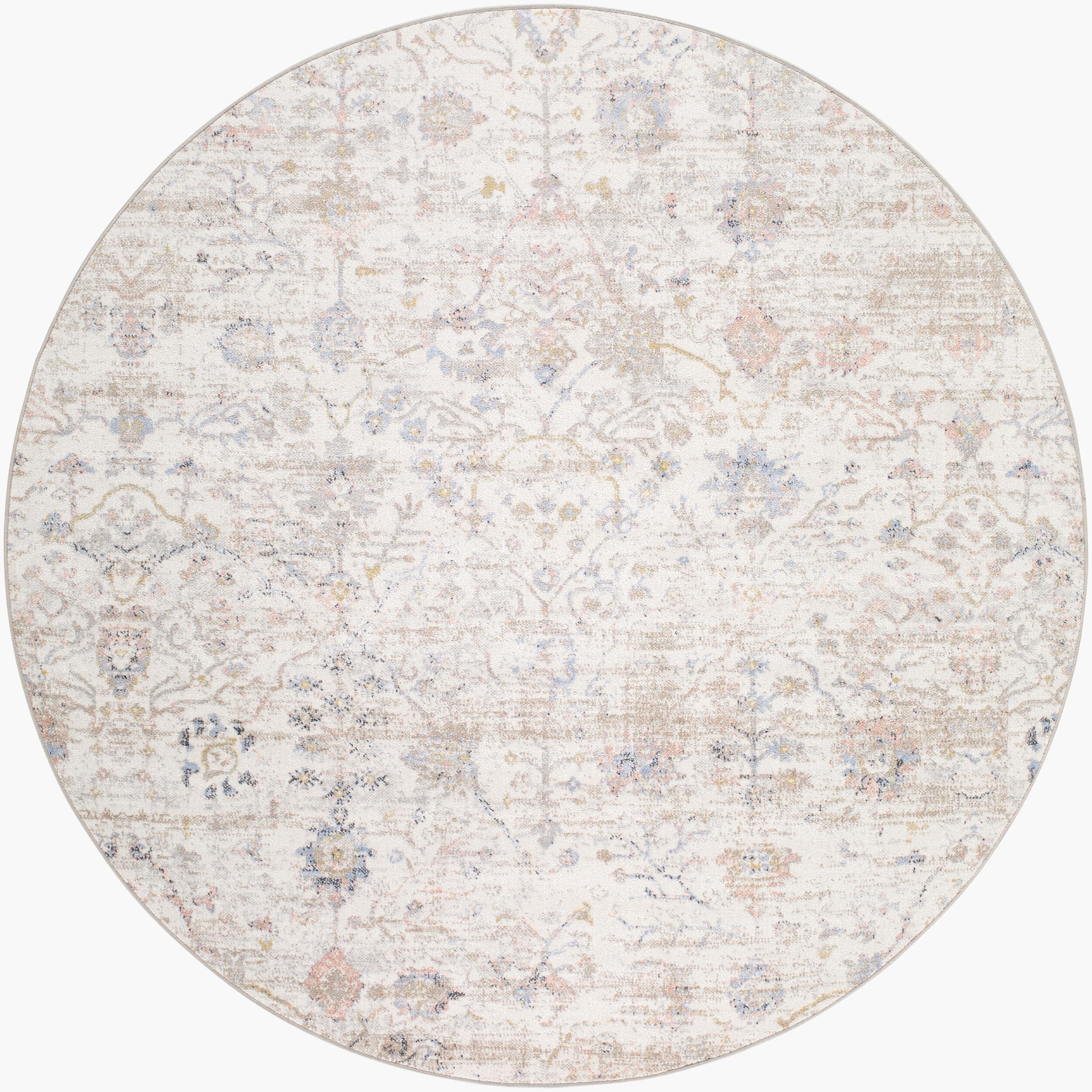 Surya Lavadora LVR-2358 Ivory Machine Washable Area Rug by LIVABLISS