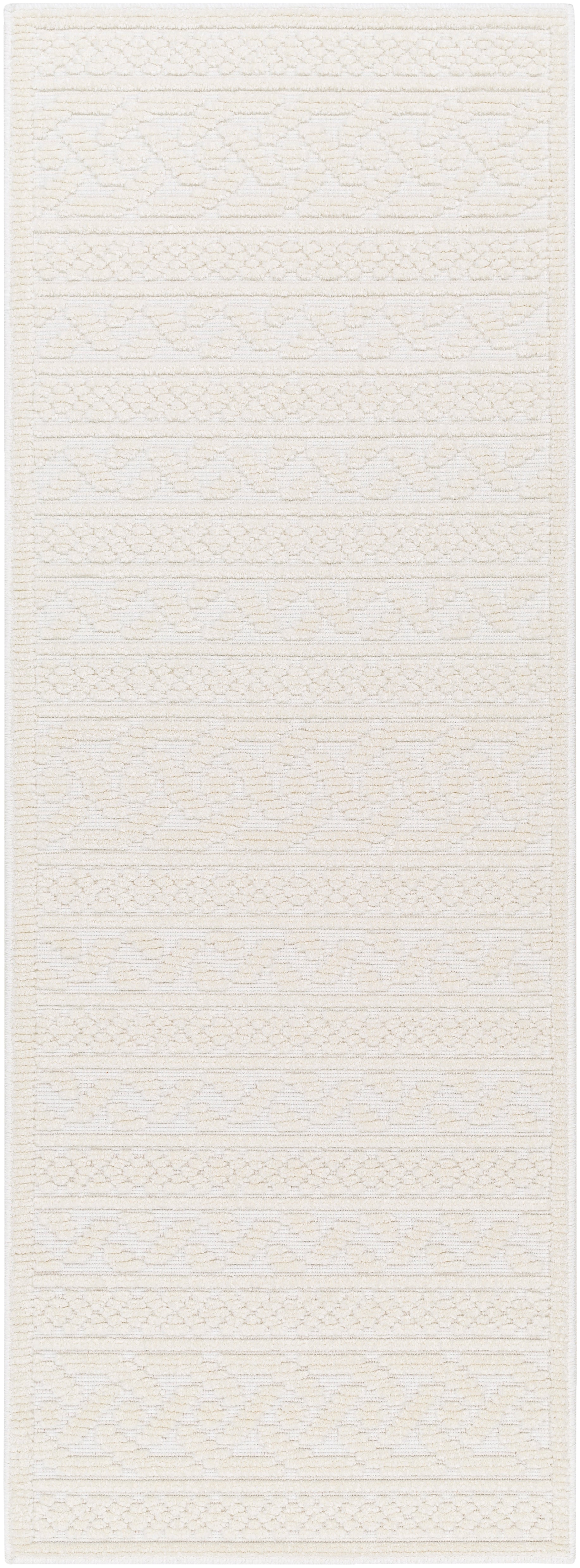 Surya Lyna LYA-2315 White Machine Washable Area Rug by LIVABLISS