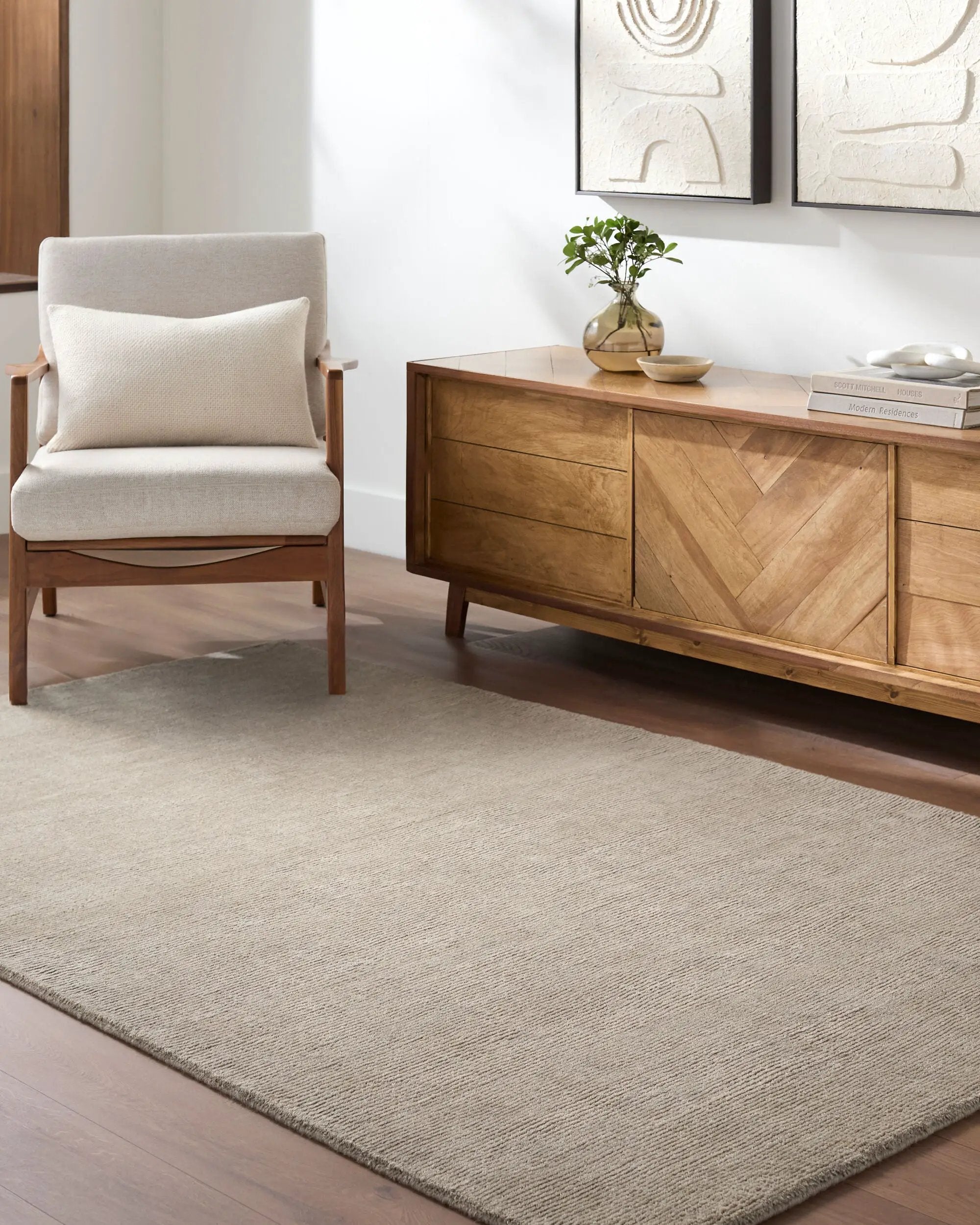 Mystique M-266 Gray Area Rug by LIVABLISS