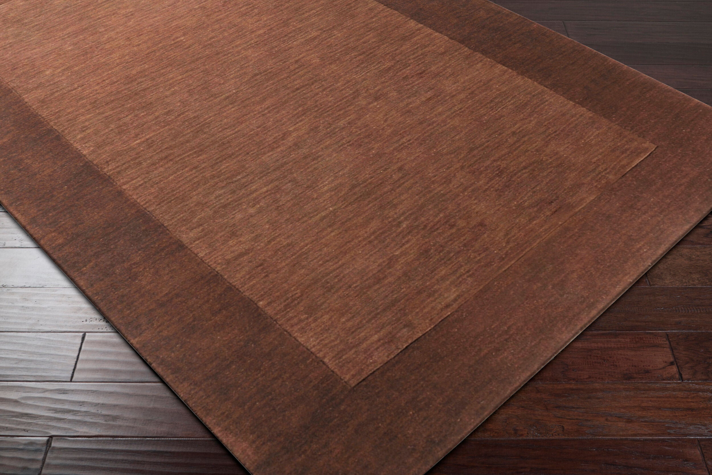 LIVABLISS Mystique M-294 Dark Brown Hand Loomed Area Rug